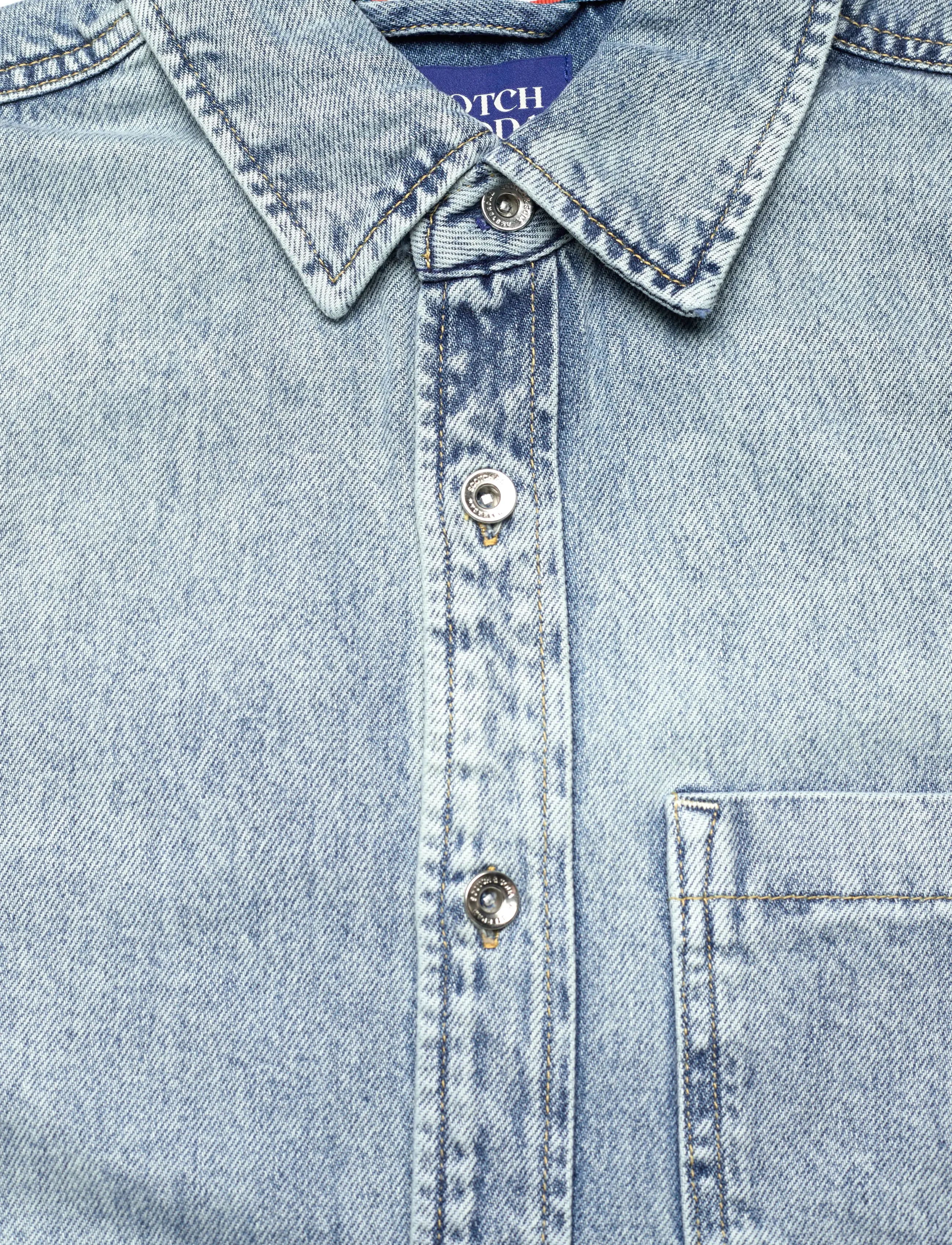 Scotch & Soda - Customised denim over shirt Art from the Heart - art from the heart - 2