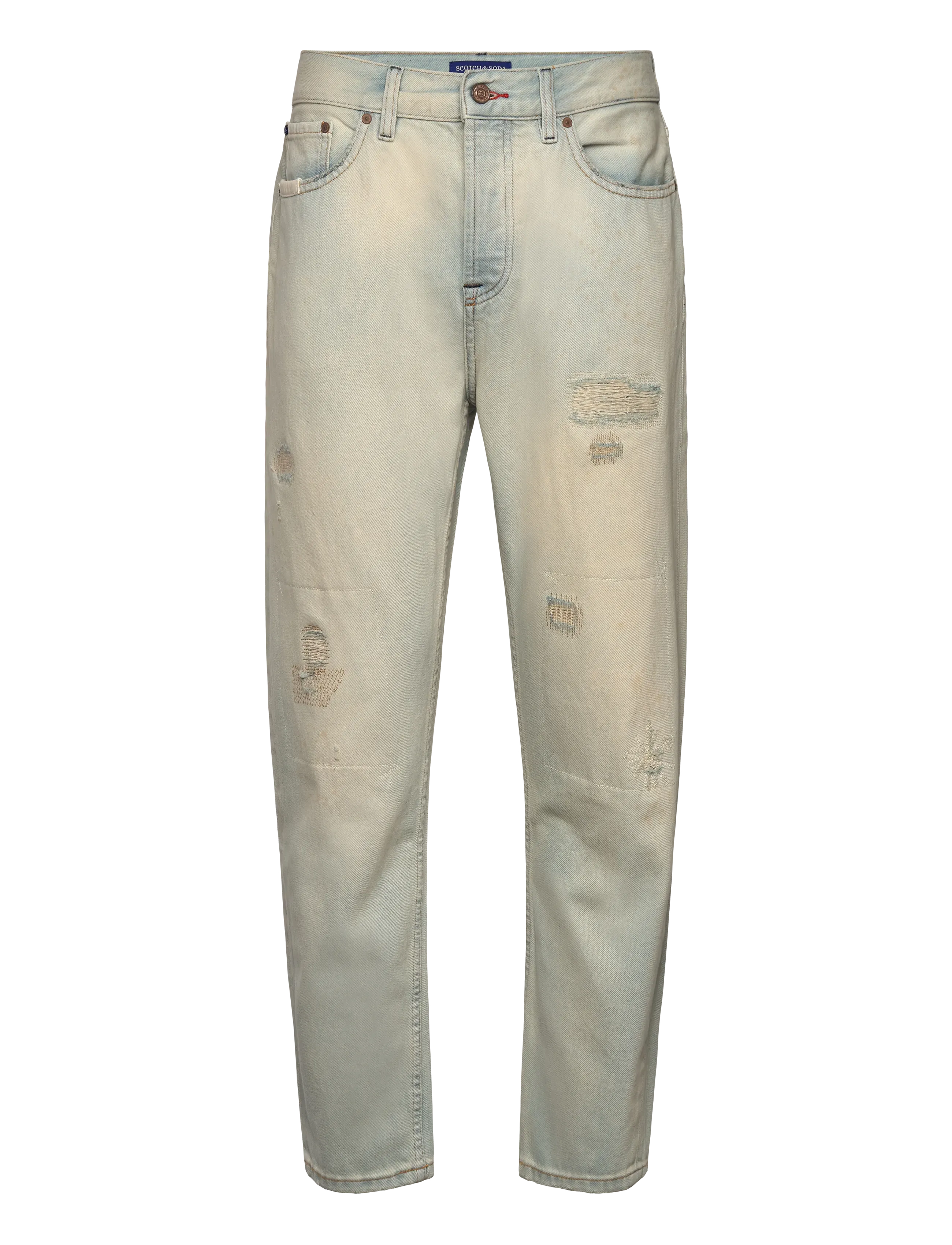 Scotch & Soda The Dean loose tapered jeans Last Resort - Jeans - LAST RESORT / cream
