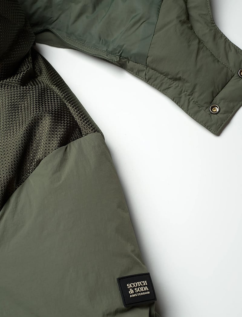 Scotch & Soda - Hooded puffer jacket - winterjacken - thyme - 3