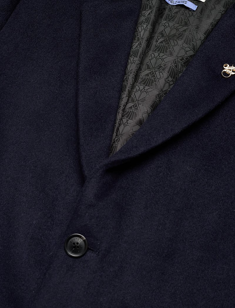 Scotch & Soda - Classic wool coat - villased mantlid - peacoat - 2