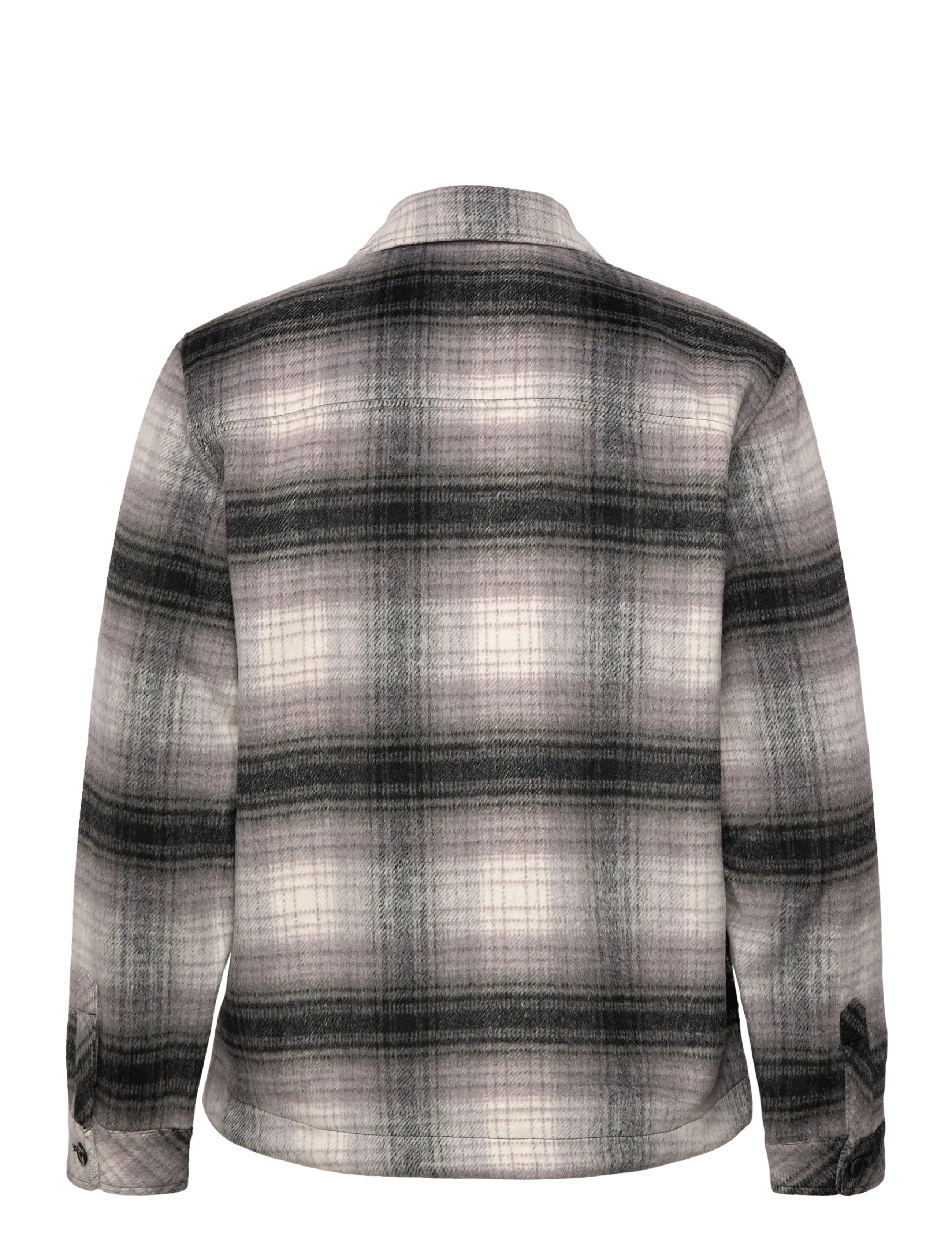 Scotch & Soda - Check overshirt - mænd - dark grey check - 1