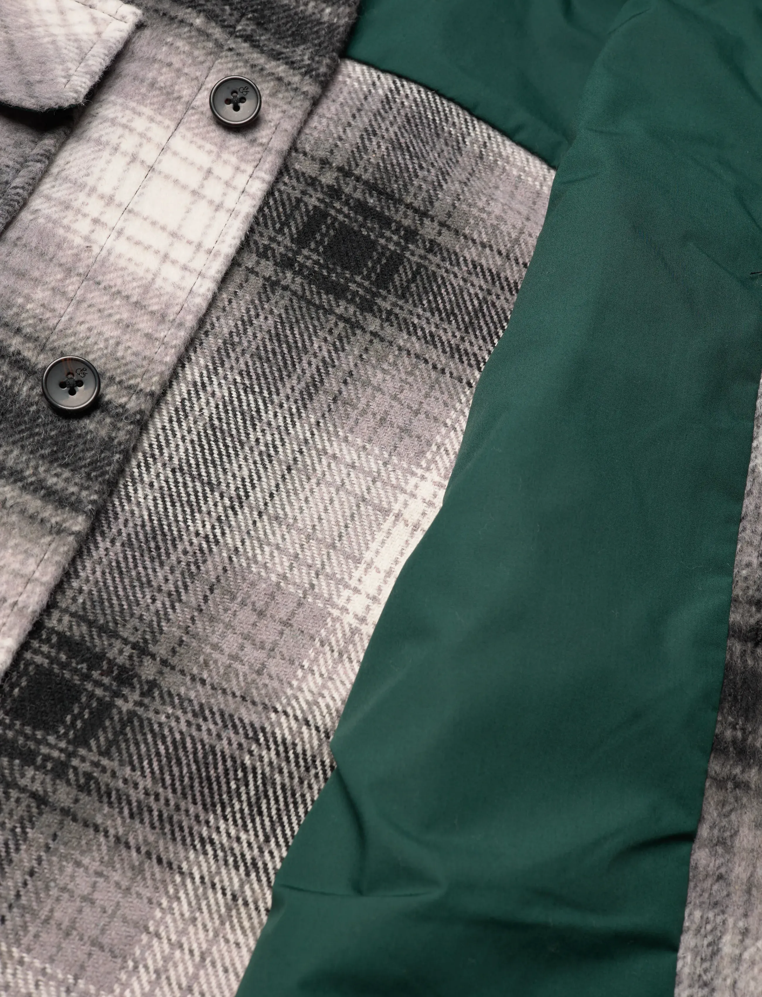 Scotch & Soda - Check overshirt - mænd - dark grey check - 4
