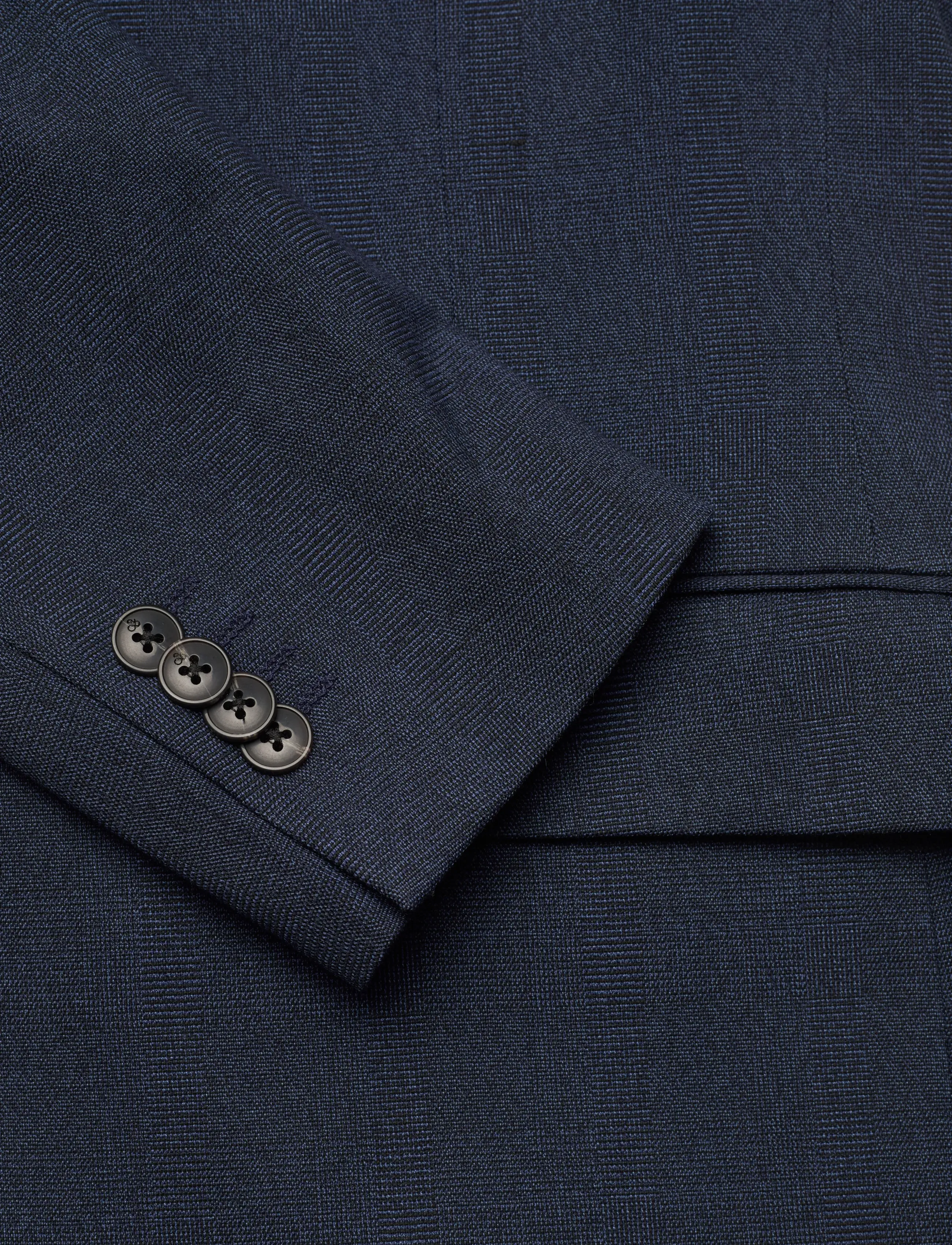 Scotch & Soda - Yarn-dyed notch lapel regular fit blazer - peacoat check - 3