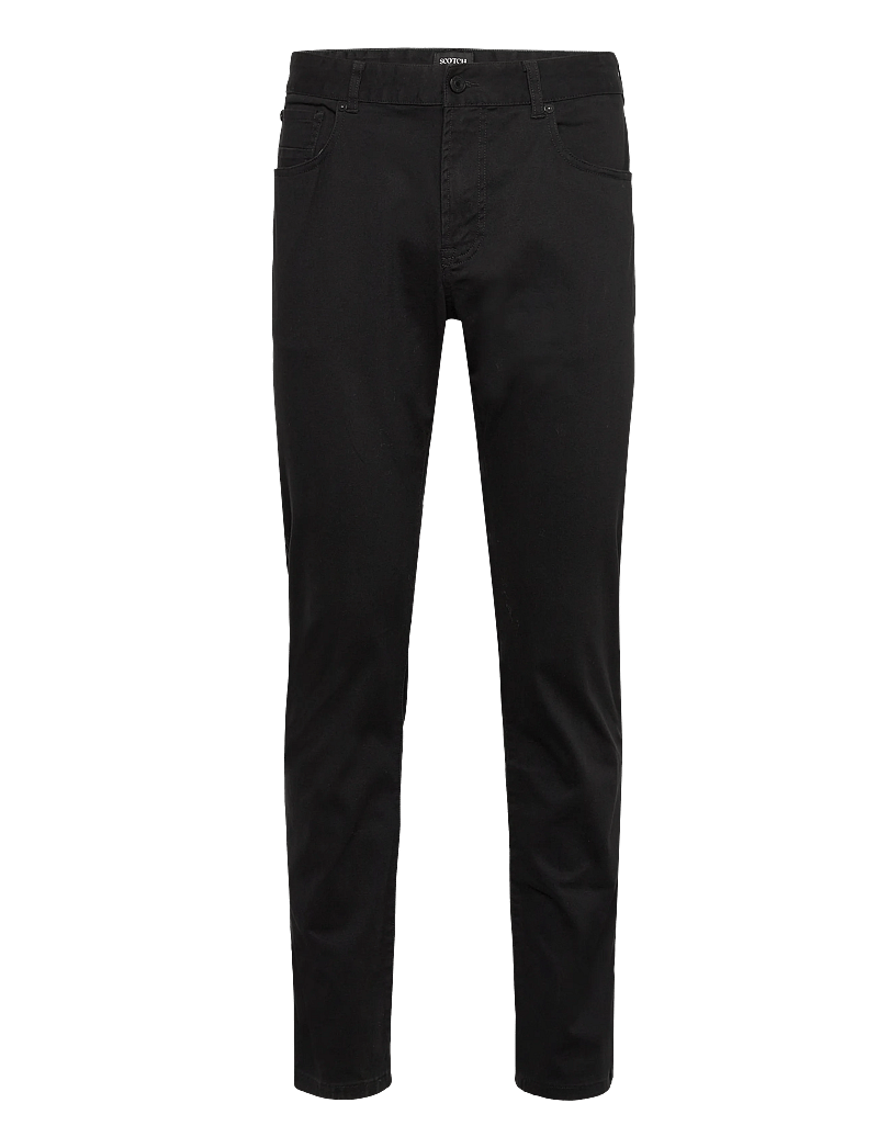 Scotch & Soda - Ralston- cotton-blend twill regular slim fit 5-pocket pant - chinos - anthracite - 0