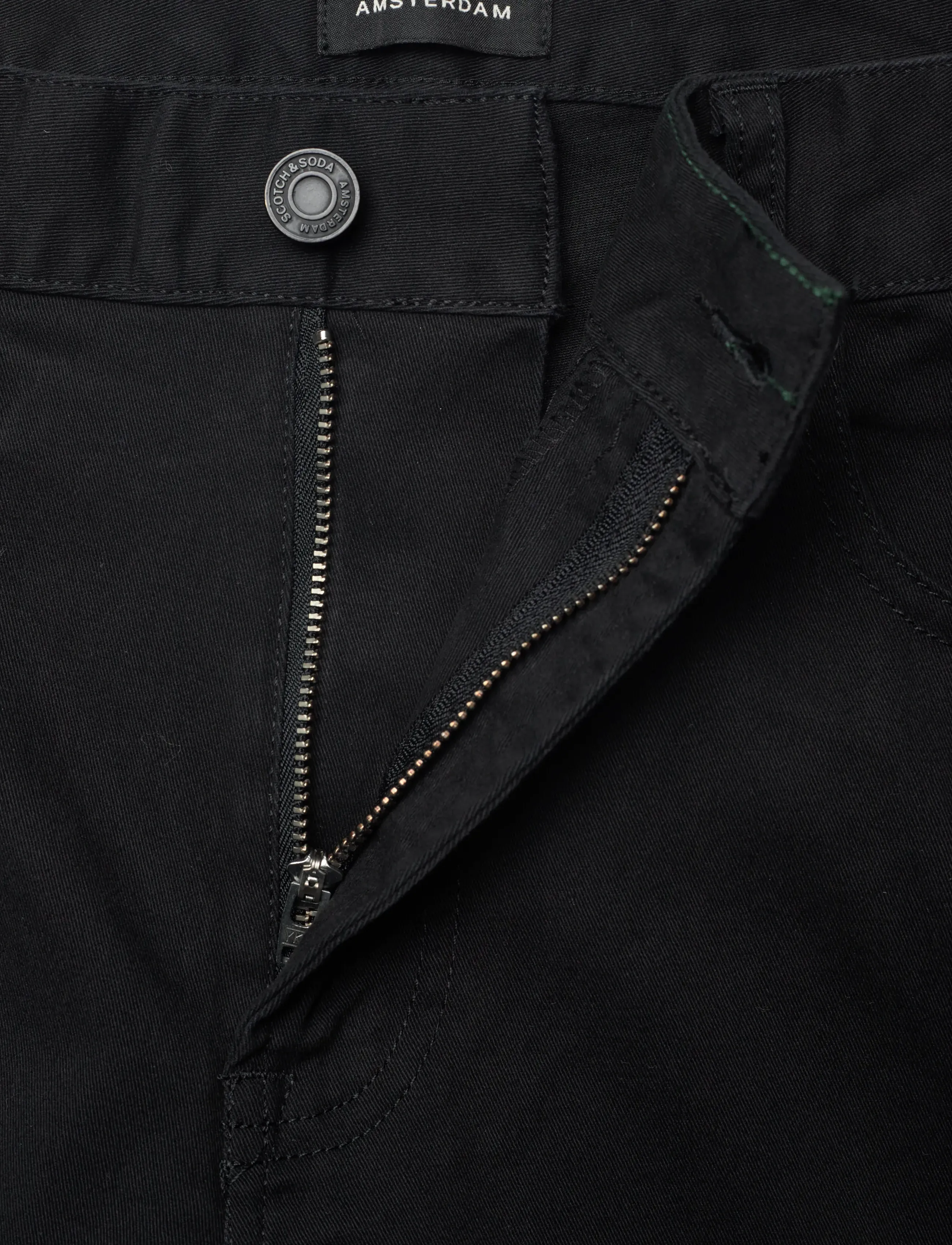 Scotch & Soda - Ralston- cotton-blend twill regular slim fit 5-pocket pant - chinos - anthracite - 3