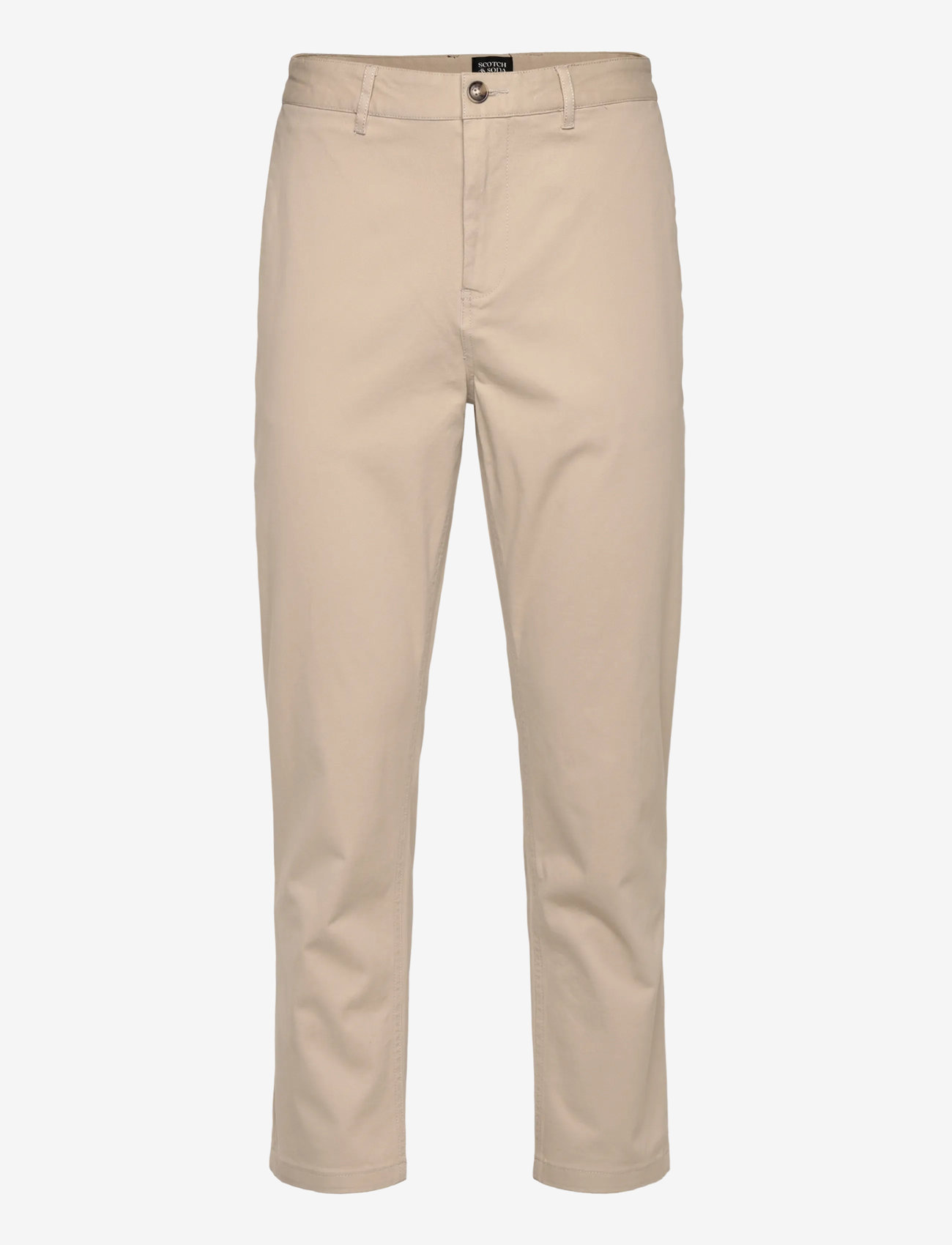 Scotch & Soda - Seasonal core - Drift - Washed cotton blend chino - chinos - plaza taupe - 0