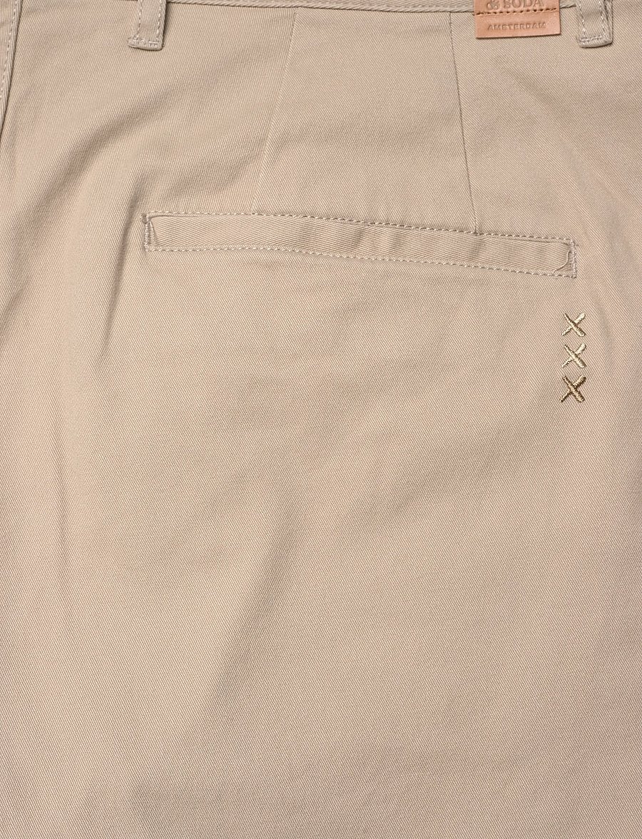 Scotch & Soda - Seasonal core - Drift - Washed cotton blend chino - chinos - plaza taupe - 4