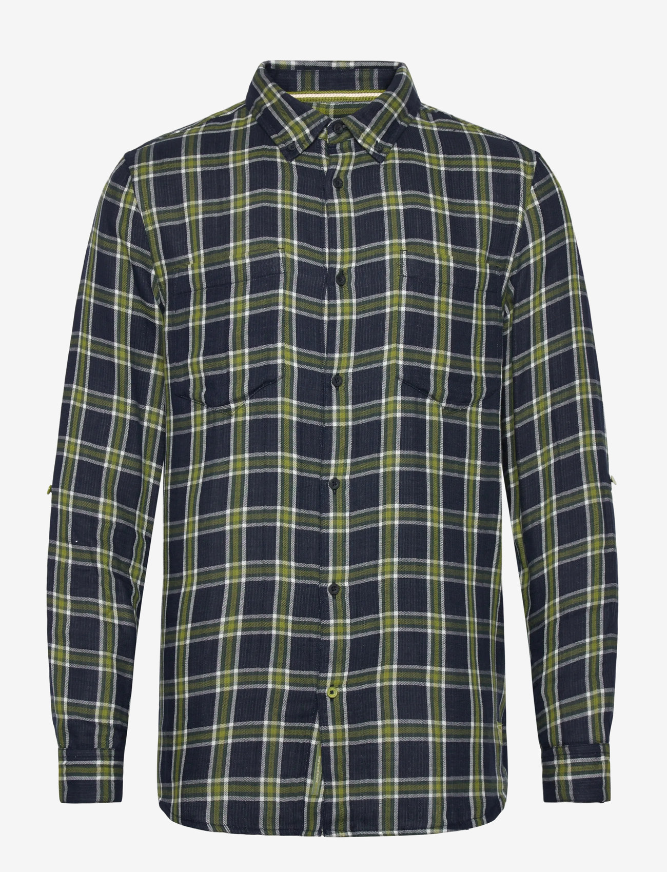 Scotch & Soda - Double-face regular fit shirt - ternede skjorter - sky captain check - 0