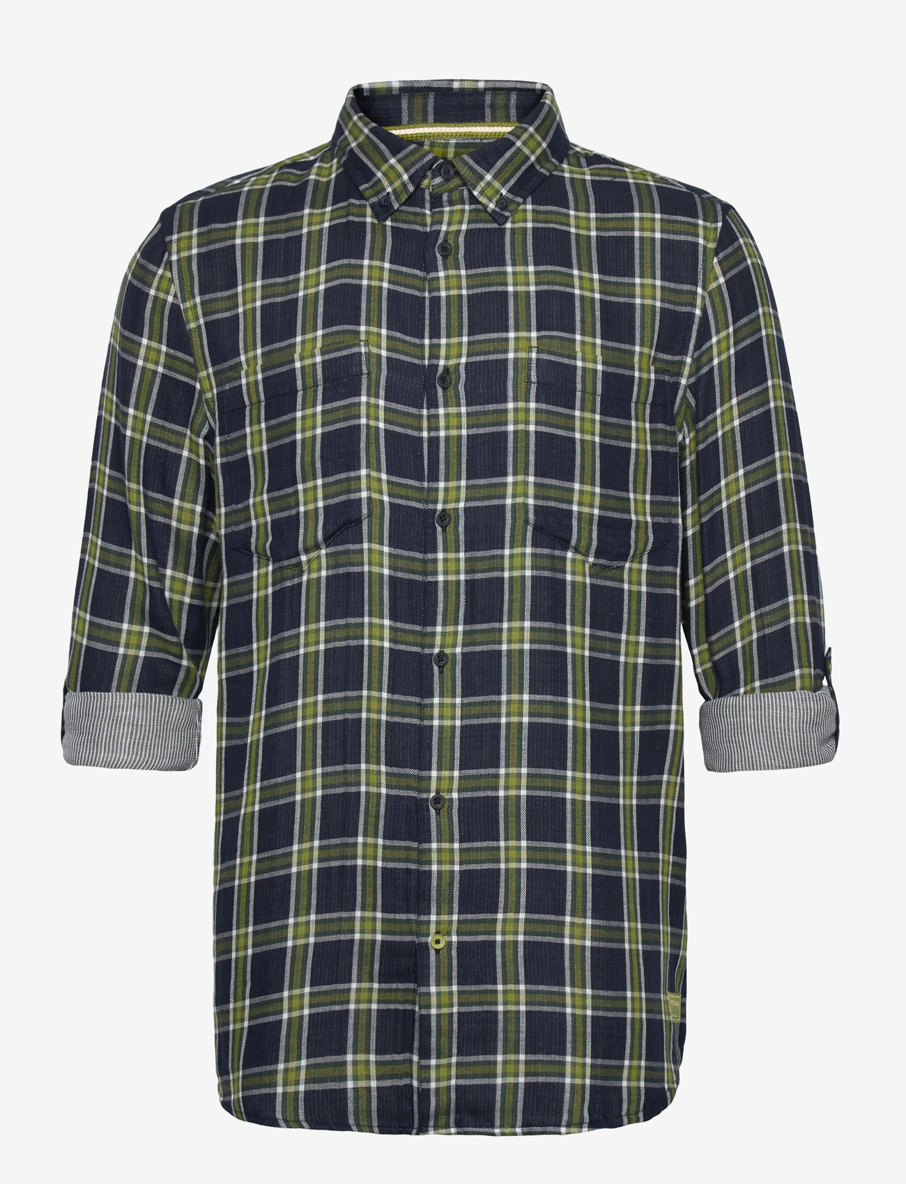 Scotch & Soda - Double-face regular fit shirt - ternede skjorter - sky captain check - 2