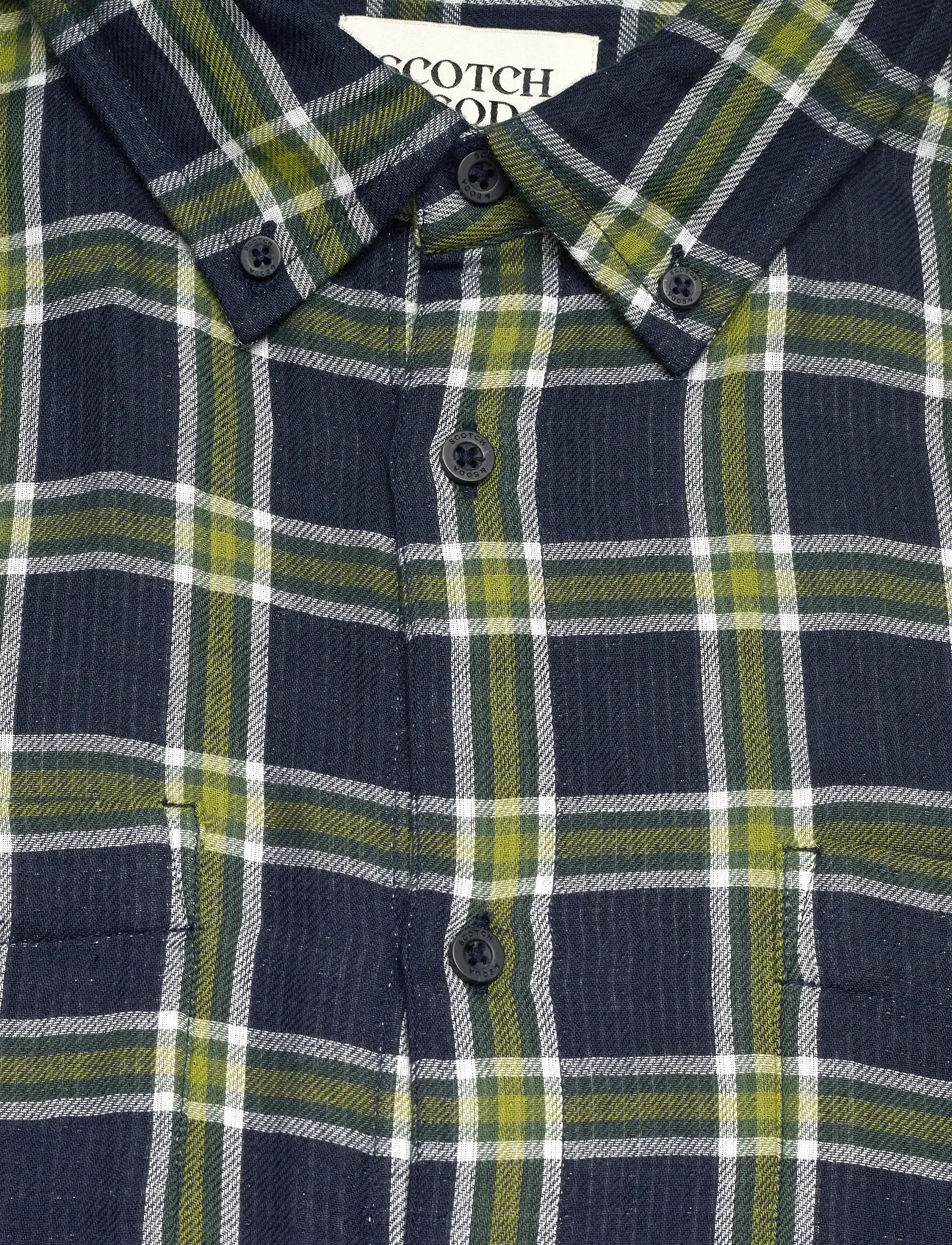 Scotch & Soda - Double-face regular fit shirt - checkered shirts - sky captain check - 3