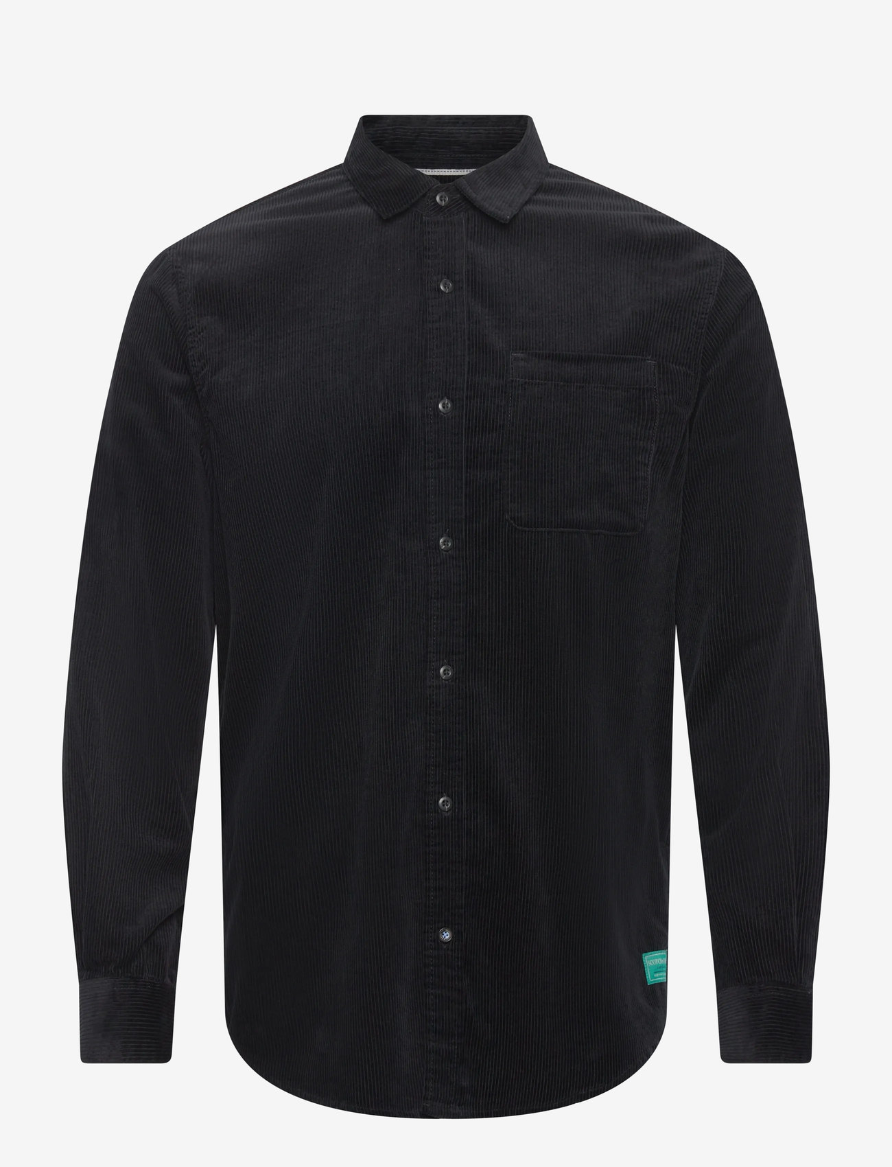 Scotch & Soda - Regular-fit corduroy shirt - fløjlsskjorter - meteorite - 0