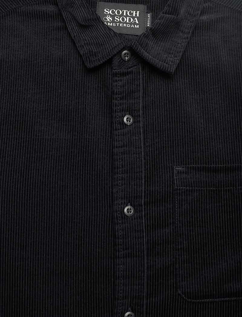 Scotch & Soda - Regular-fit corduroy shirt - fløjlsskjorter - meteorite - 2