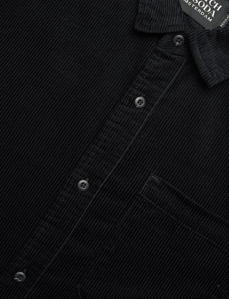 Scotch & Soda - Regular-fit corduroy shirt - fløjlsskjorter - meteorite - 3