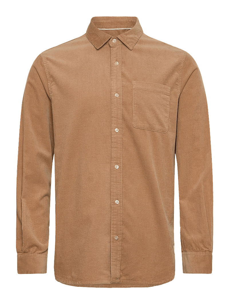 Scotch & Soda - Regular-fit corduroy shirt - velvet särgid - tannin - 0