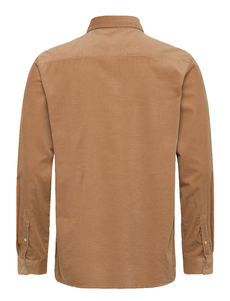 Scotch & Soda - Regular-fit corduroy shirt - velvet särgid - tannin - 1
