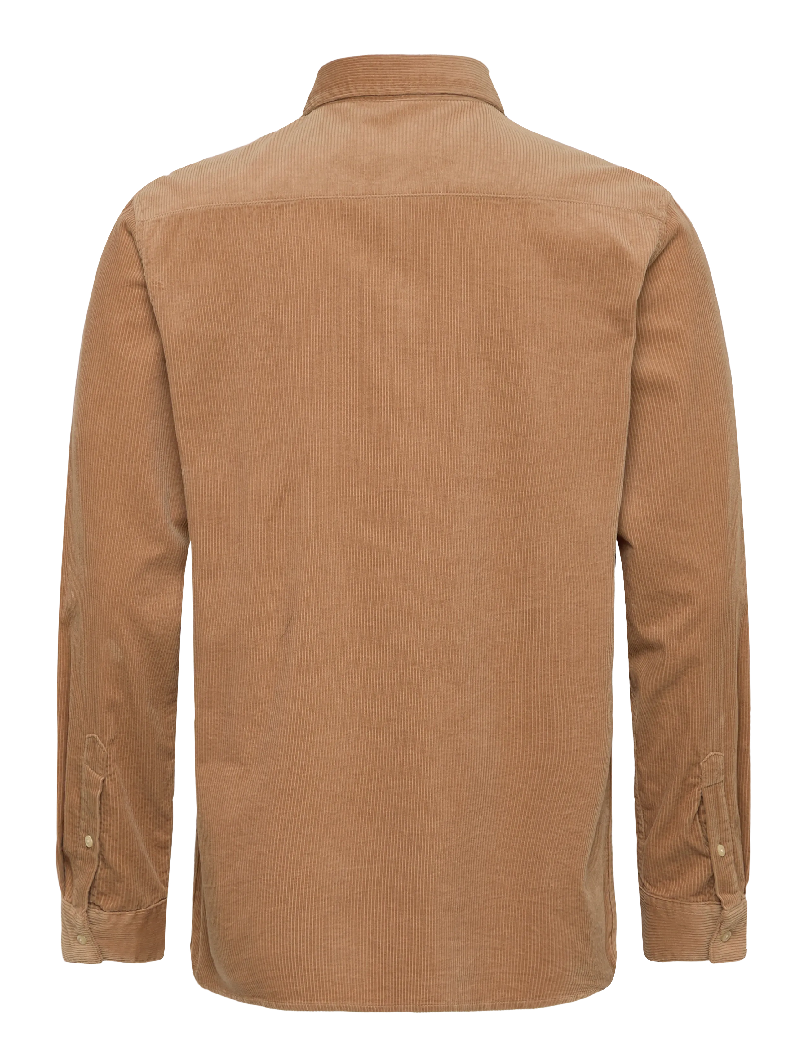 Scotch & Soda - Regular-fit corduroy shirt - cordhemden - tannin - 1