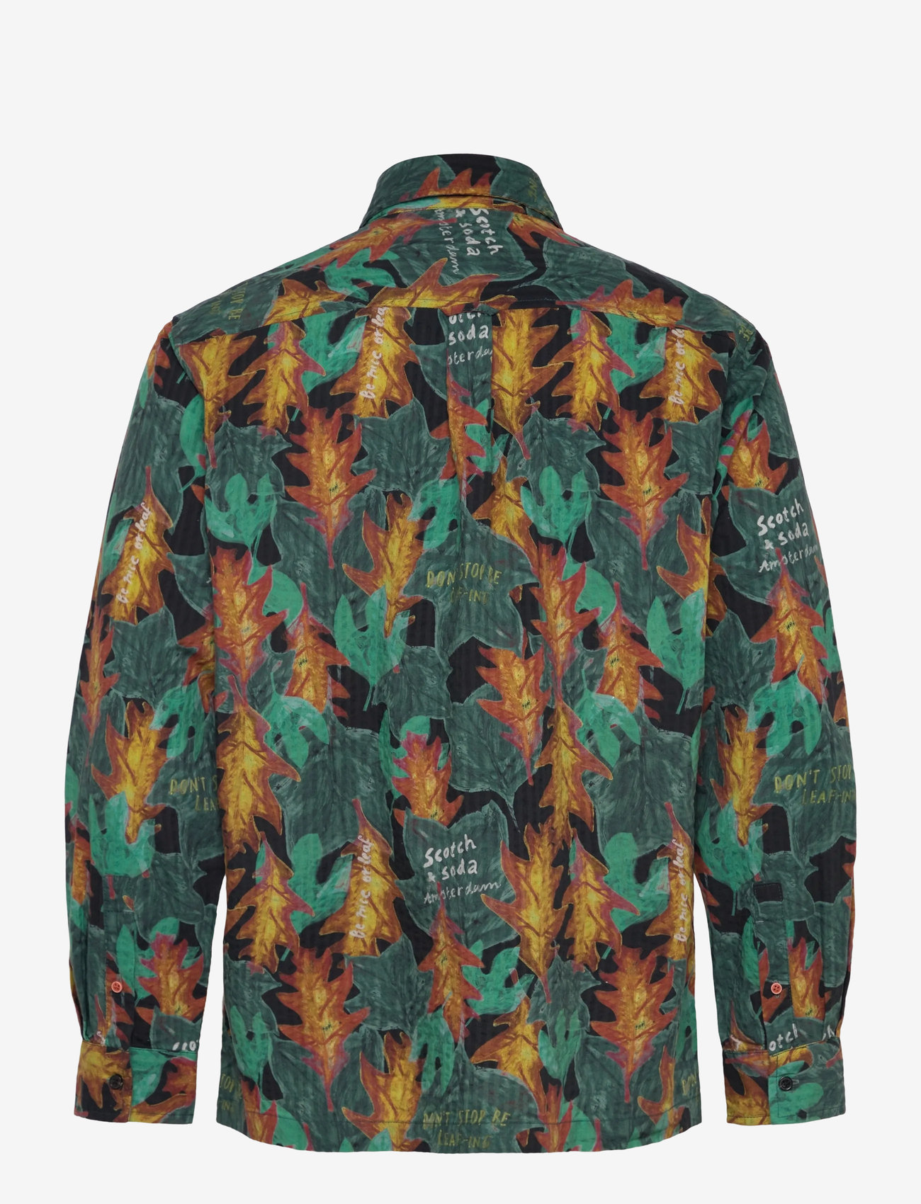 Scotch & Soda - Structured printed shirt - hemden mit muster - camo leaf aop - 1