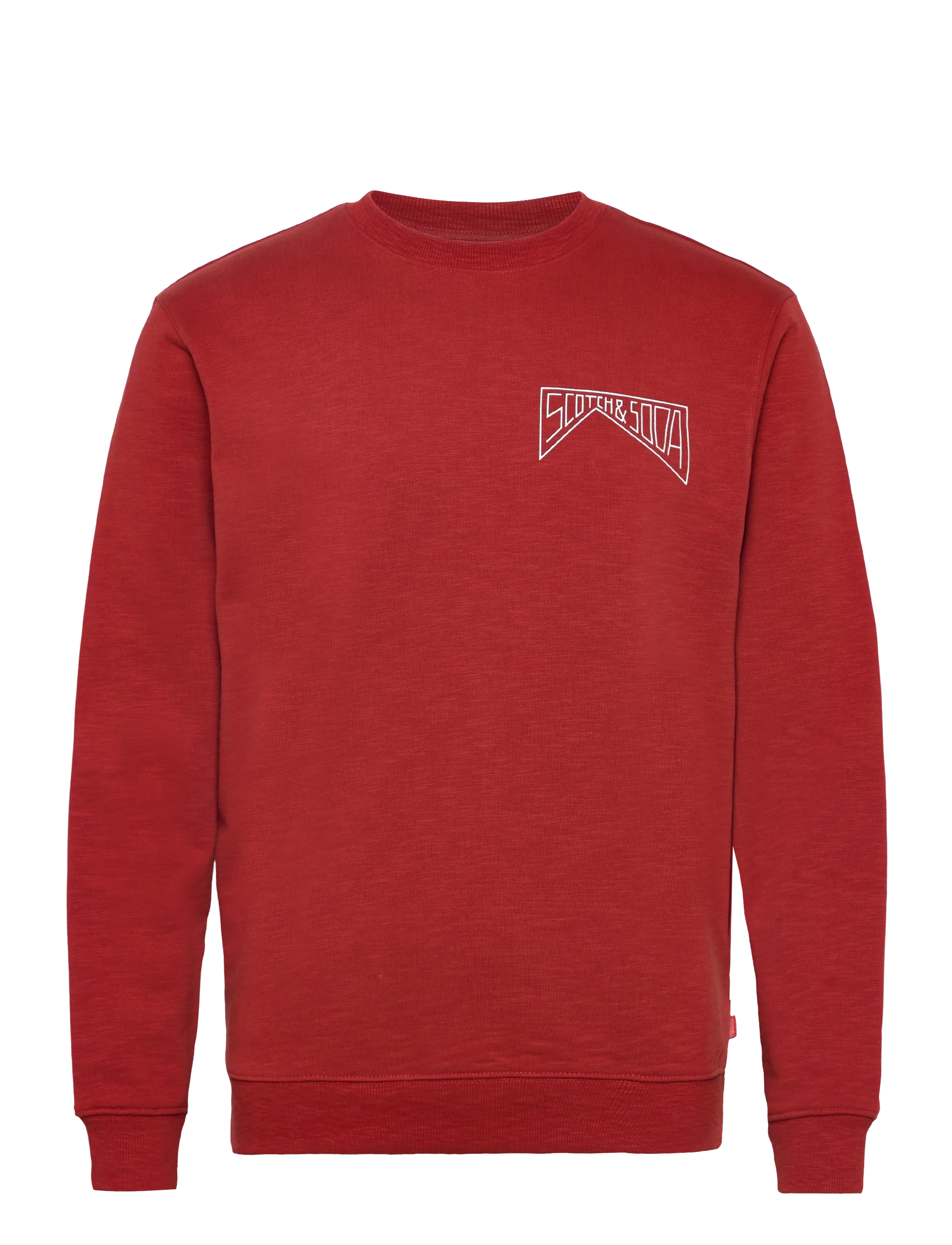 SCOTCH & SODA Left Chest Logo Sweatshirt Rot - XXL - Herren
