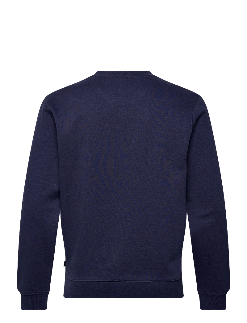 Scotch & Soda - Left Chest Logo Sweatshirt - sweatshirts - peacoat - 1
