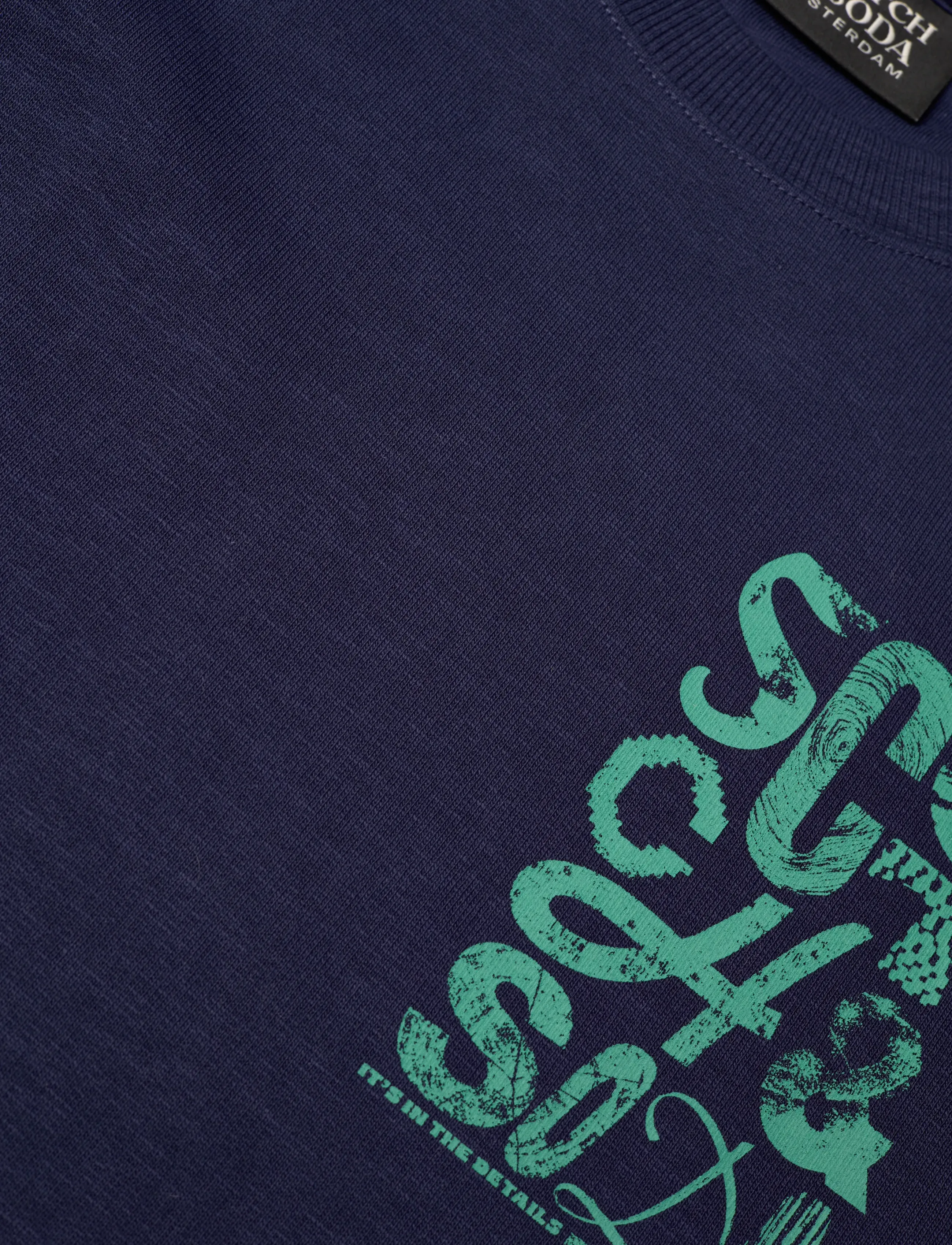 Scotch & Soda - Left Chest Logo Sweatshirt - dressipluusid - peacoat - 2