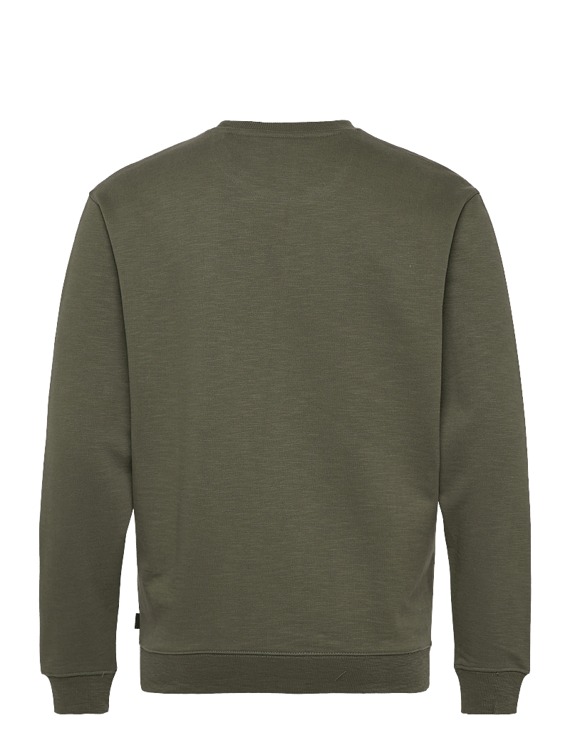 Scotch & Soda - Left Chest Logo Sweatshirt - sweatshirts - thyme - 1