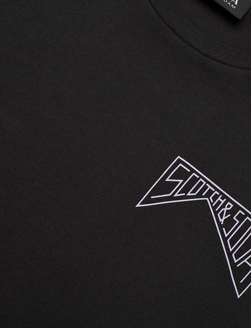 Scotch & Soda - Regular Fit Left Chest Logo T-shirt - kortärmade t-shirts - meteorite - 2