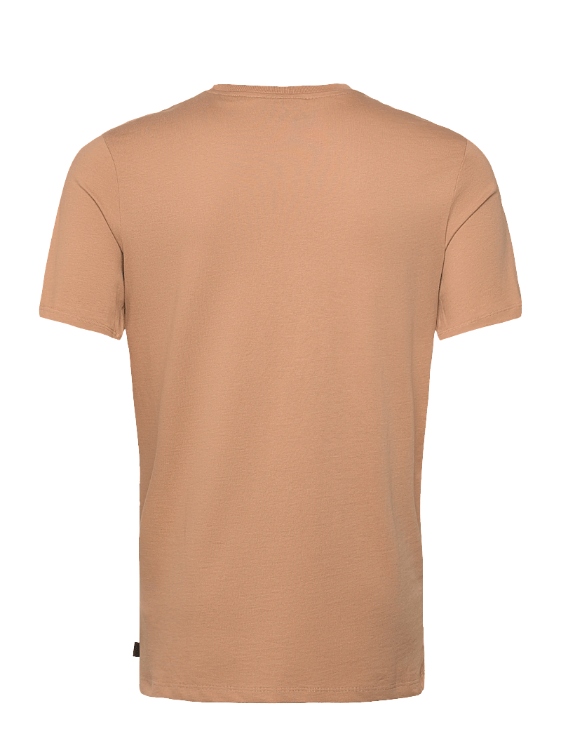 Scotch & Soda - Regular Fit Left Chest Logo T-shirt - kortärmade t-shirts - tannin - 1
