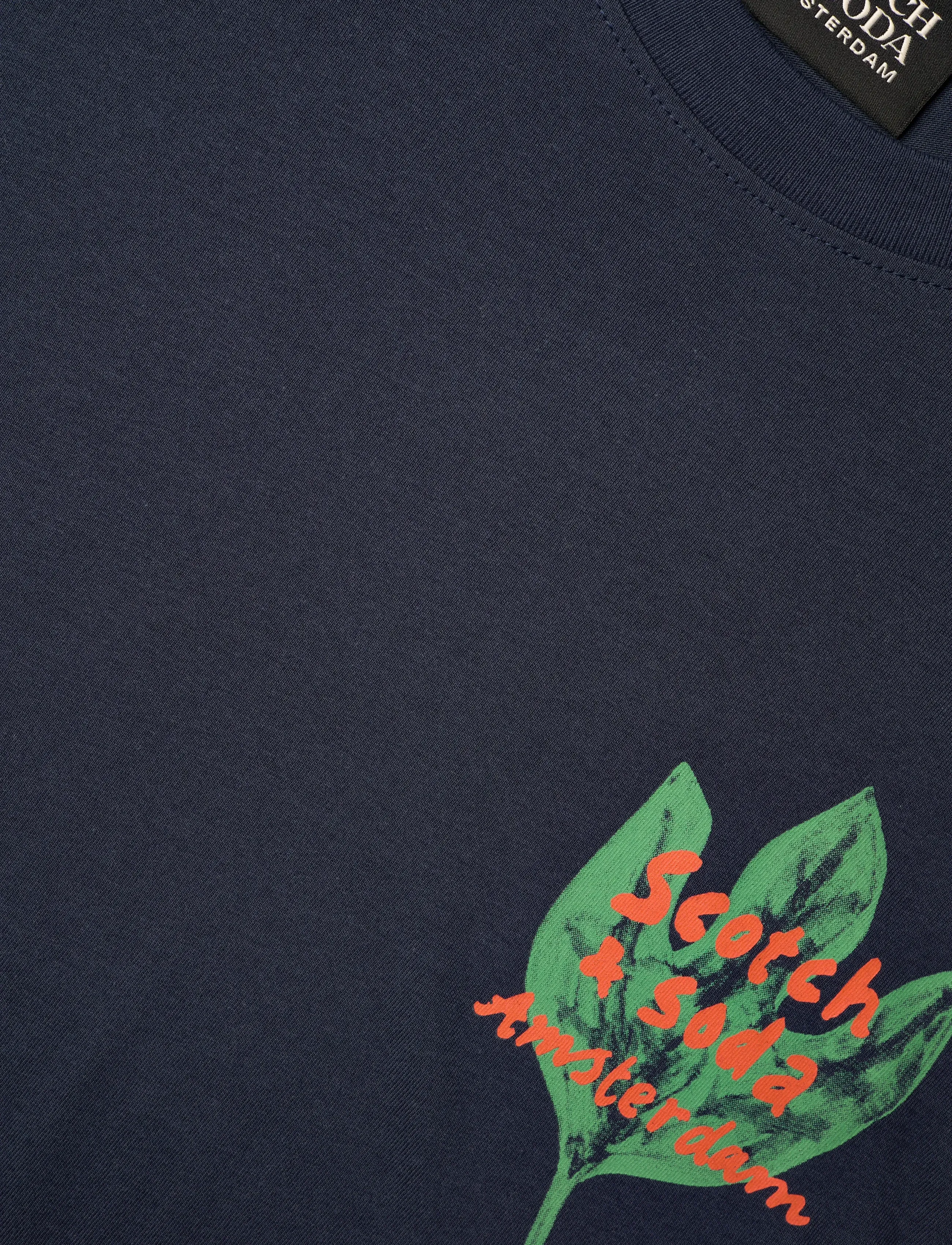 Scotch & Soda - Regular Fit Front + Back AW T-shirt - peacoat - 2