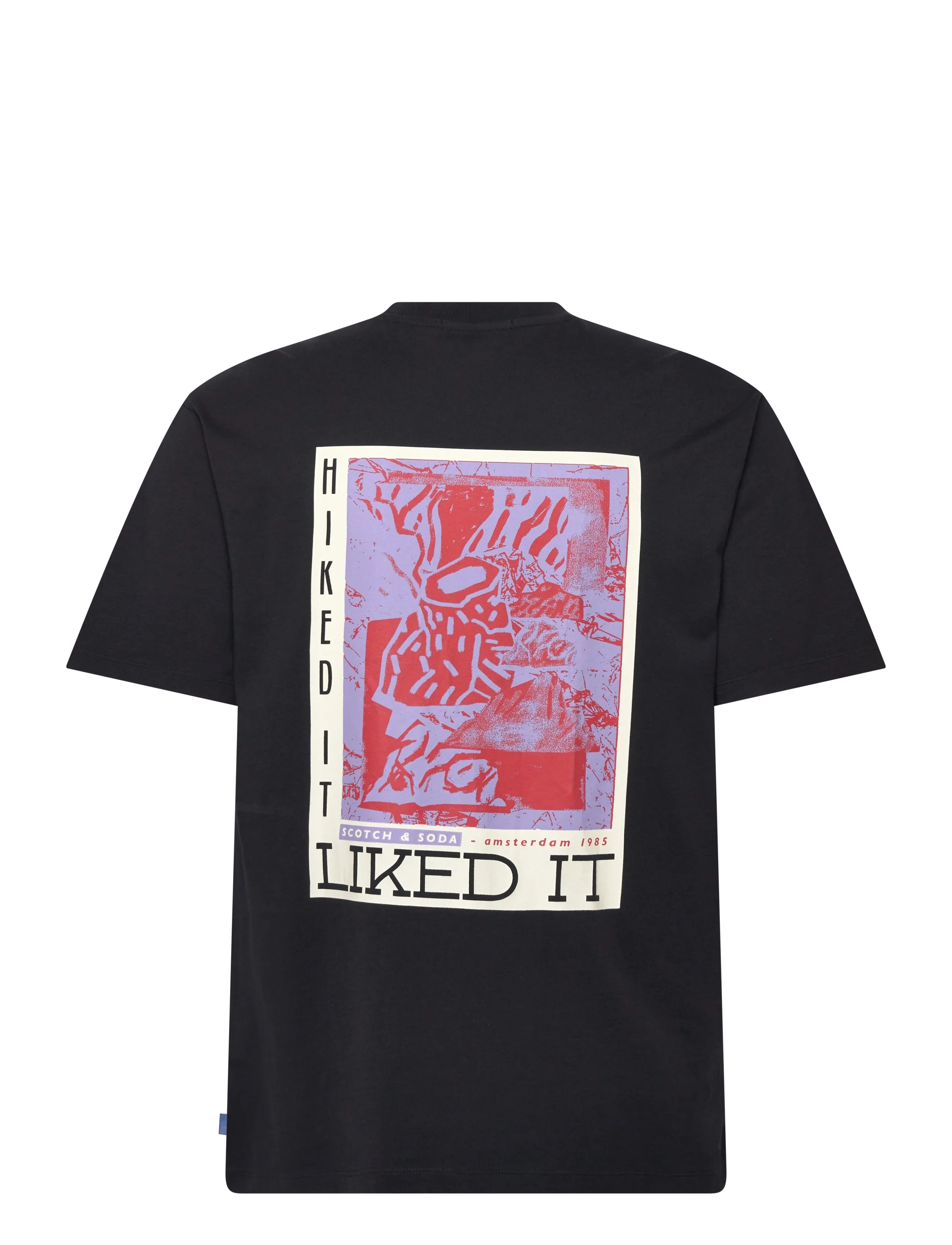 Scotch & Soda - Relaxed Fit Front + Back AW T-shirt - kurzärmelig - meteorite - 1