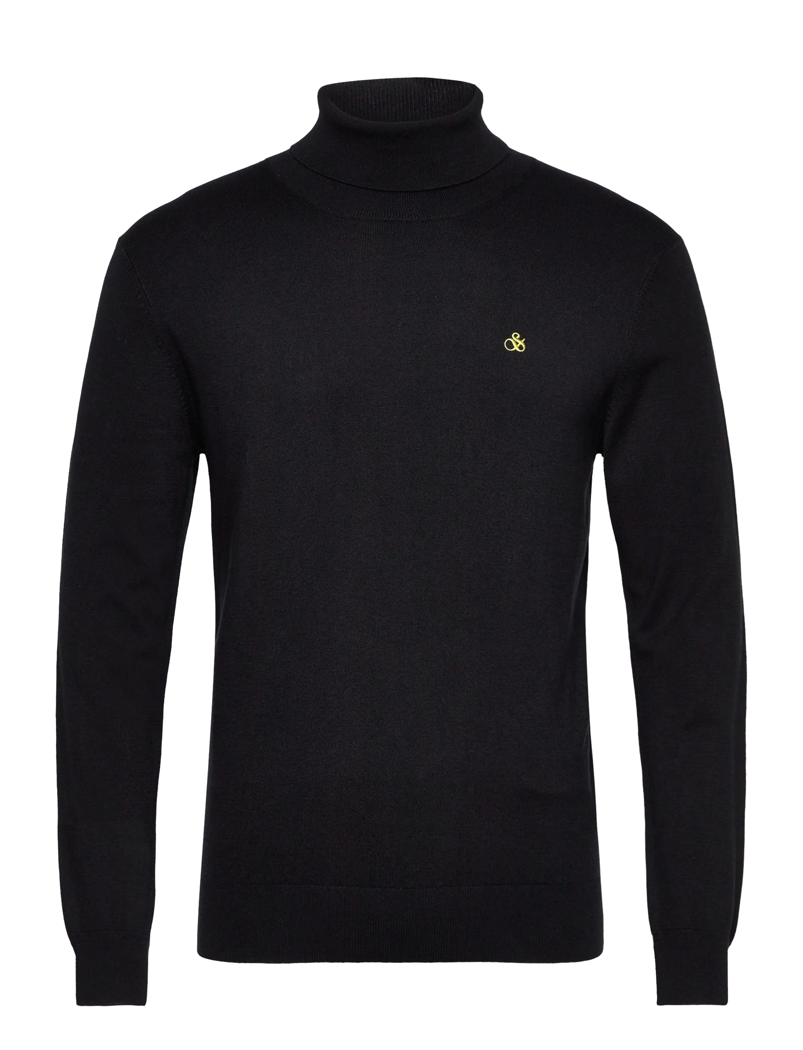 Scotch & Soda Ecovero Blend Turtleneck Sweater, XXL, Knitwear, Schwarz - Turtlenecks, Männerswear