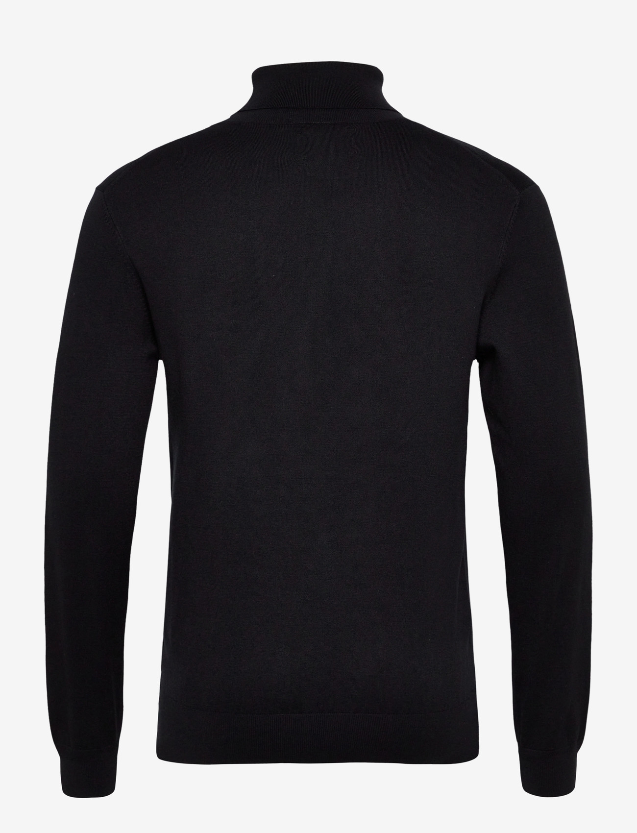 Scotch & Soda - Ecovero blend turtleneck sweater - turtlenecks - anthracite - 1