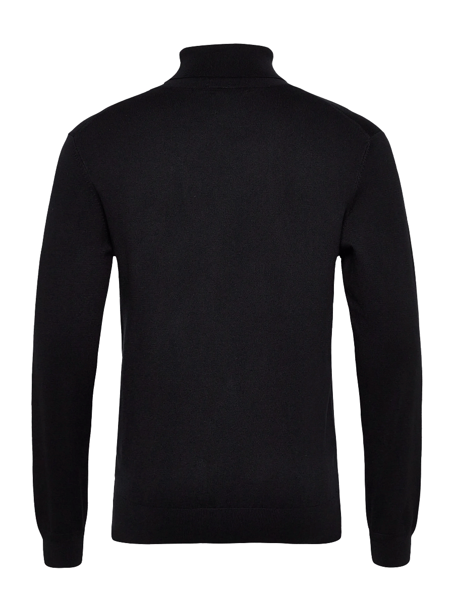 Scotch & Soda - Ecovero blend turtleneck sweater - polokrage - anthracite - 1
