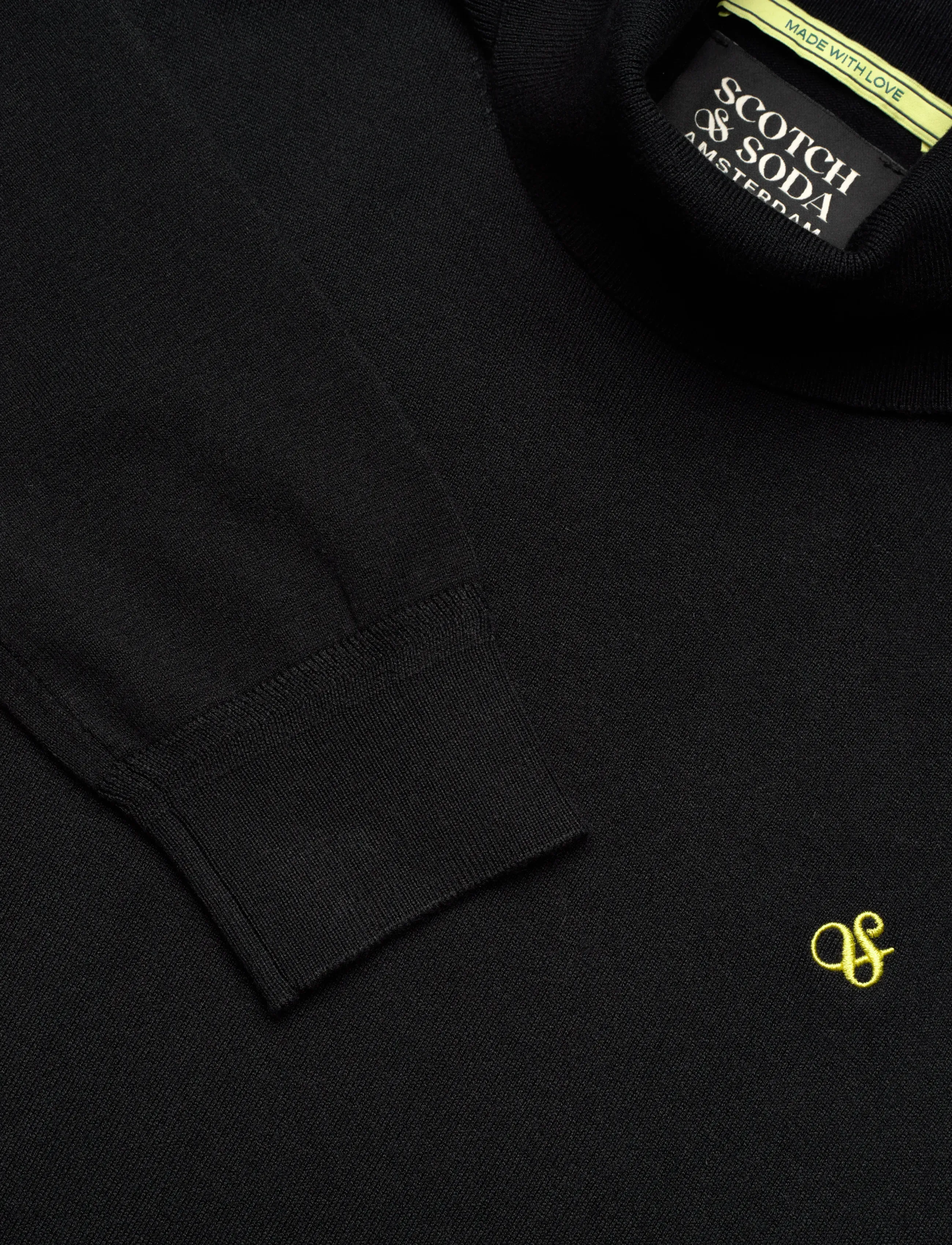 Scotch & Soda - Ecovero blend turtleneck sweater - polokrage - anthracite - 2