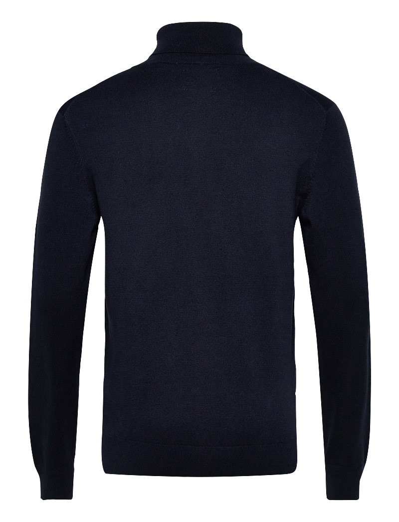 Scotch & Soda - Ecovero blend turtleneck sweater - kõrge kaelusega džemprid - insignia blue - 1
