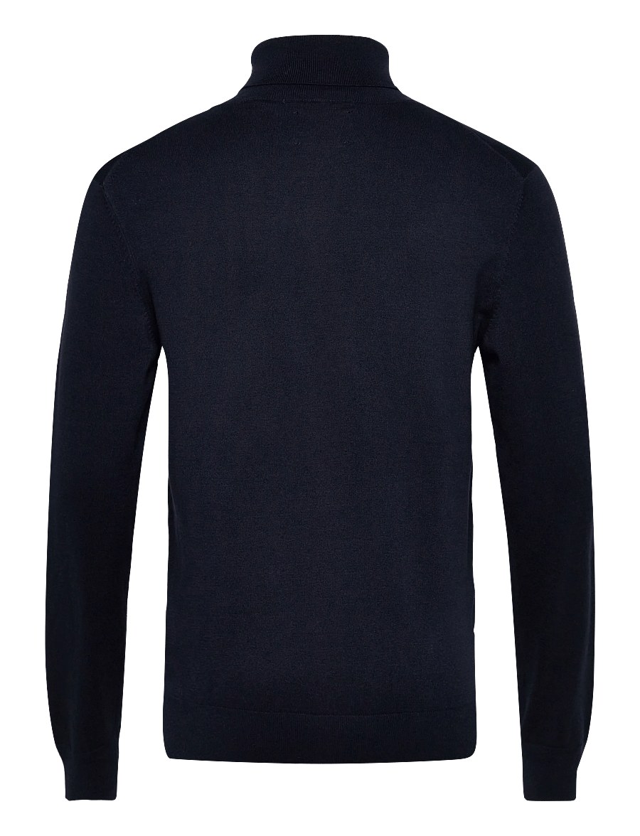 Scotch & Soda - Ecovero blend turtleneck sweater - rúllukragapeysur - insignia blue - 1
