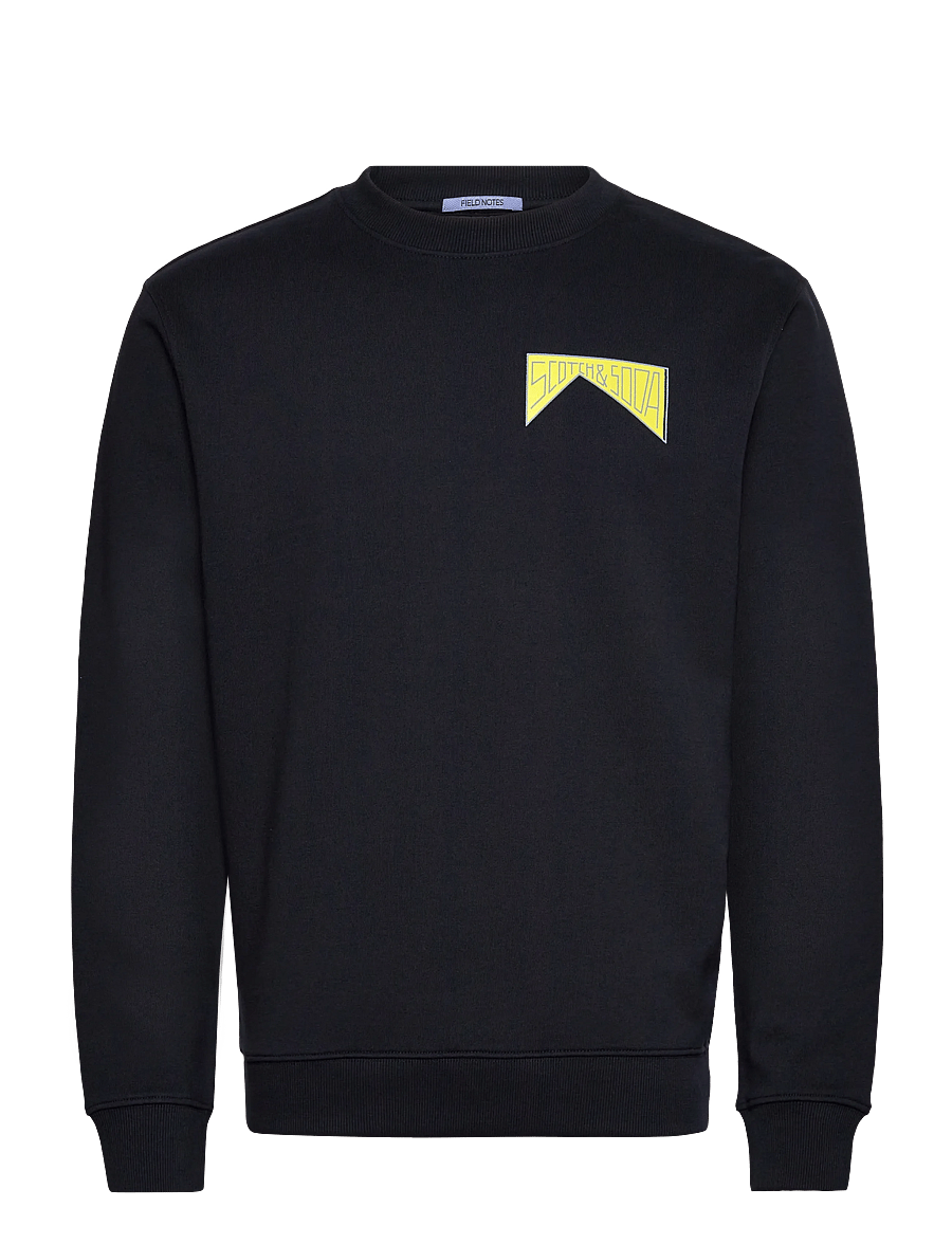 Scotch & Soda - Front + Back Artwork Sweatshirt - sweatshirts - sky captain - 0