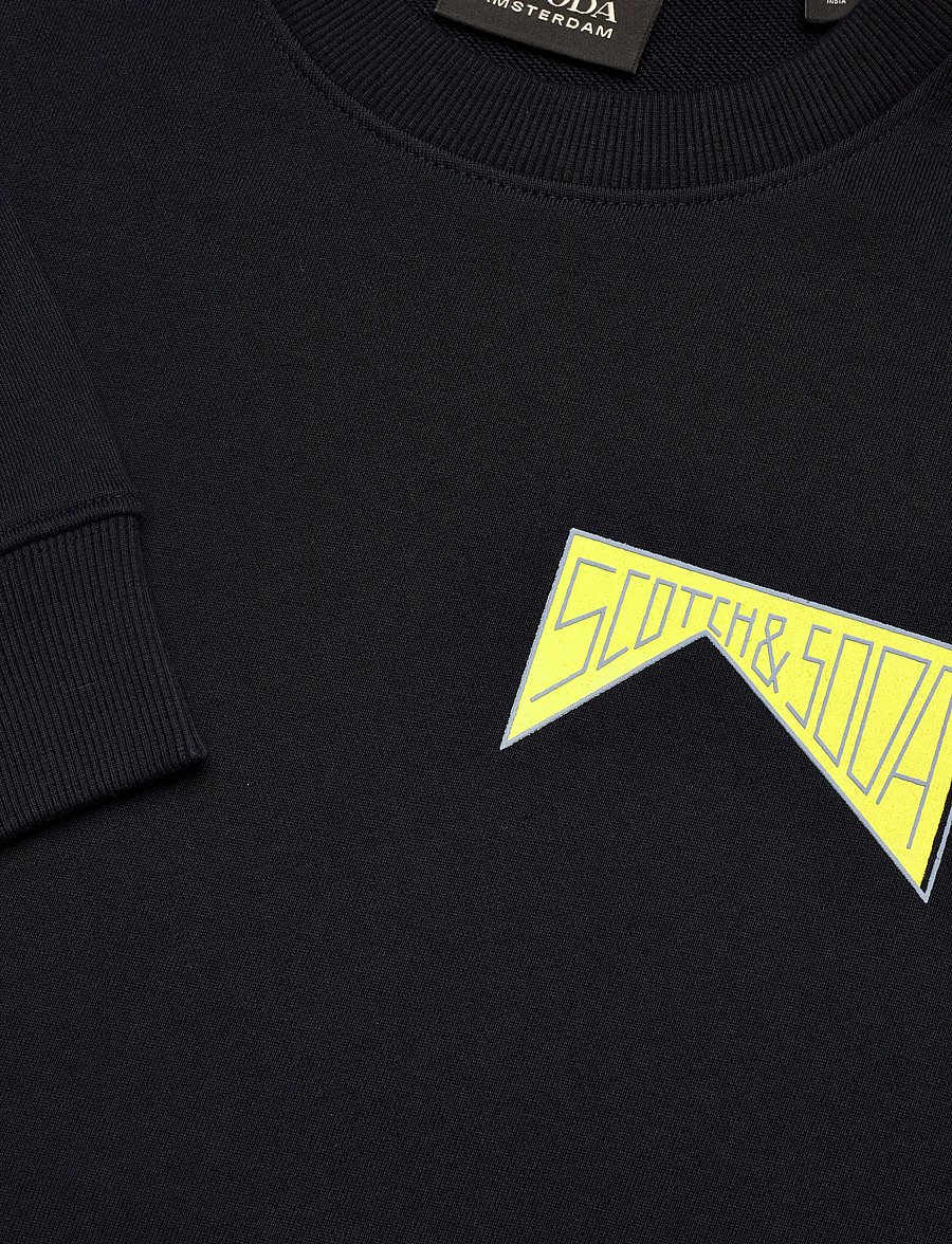 Scotch & Soda - Front + Back Artwork Sweatshirt - sweatshirts - sky captain - 2
