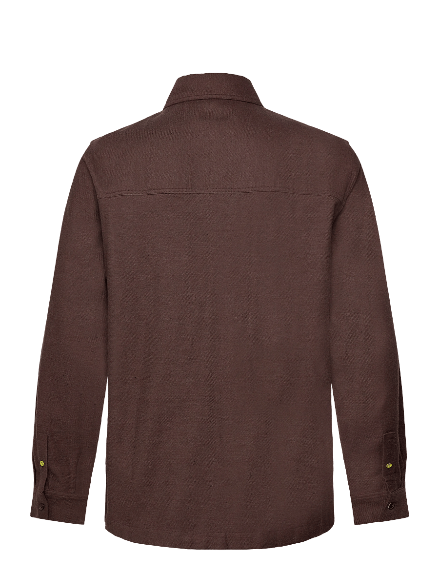 Scotch & Soda - Melange relaxed-fit shirt - casual skjortor - demitasse melange - 1