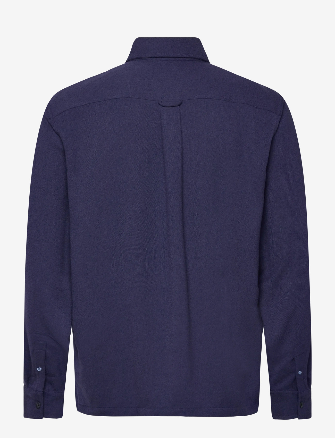 Scotch & Soda - Textured relaxed-fit shirt - overshirts - peacoat - 1