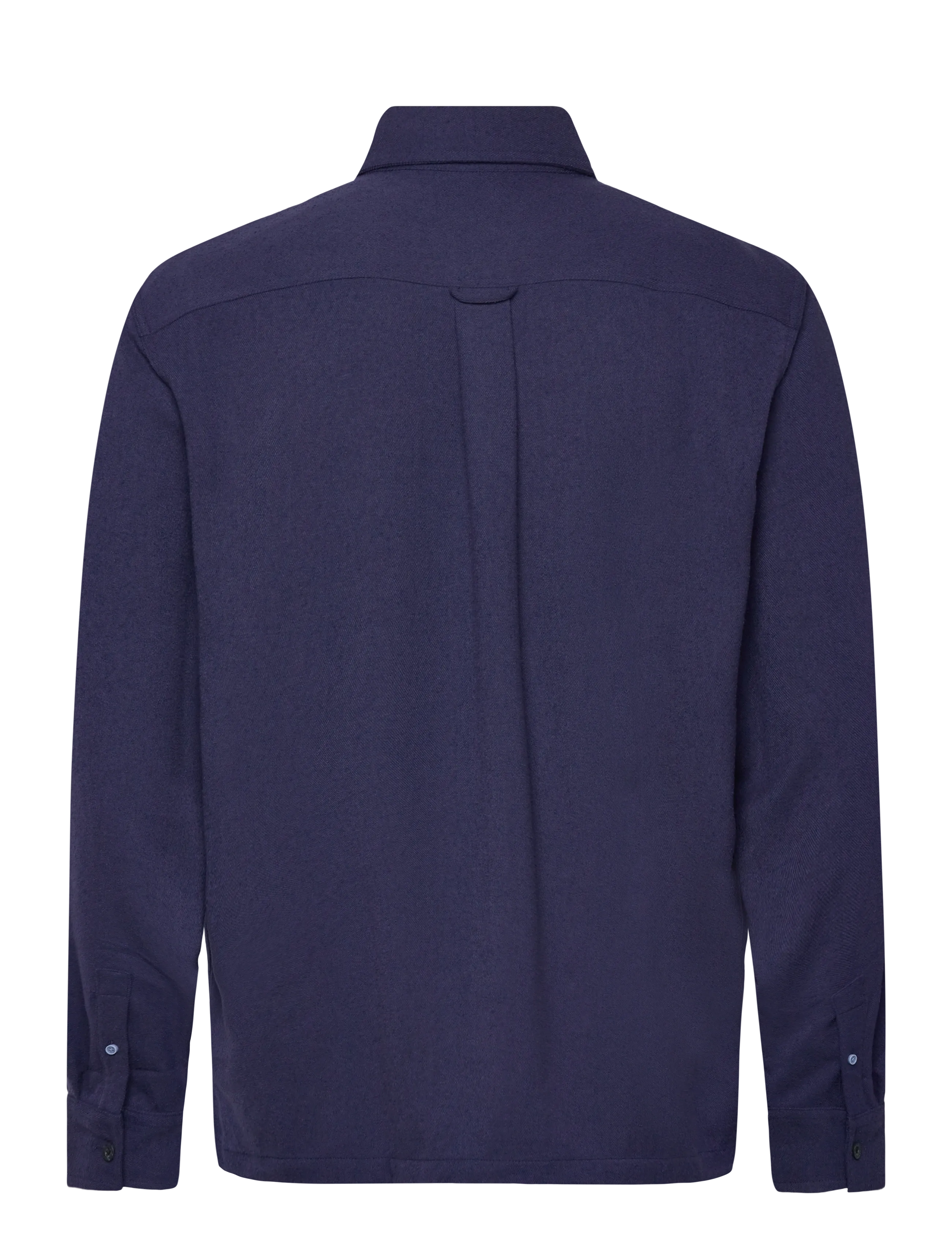 Scotch & Soda - Textured relaxed-fit shirt - overshirts - peacoat - 1