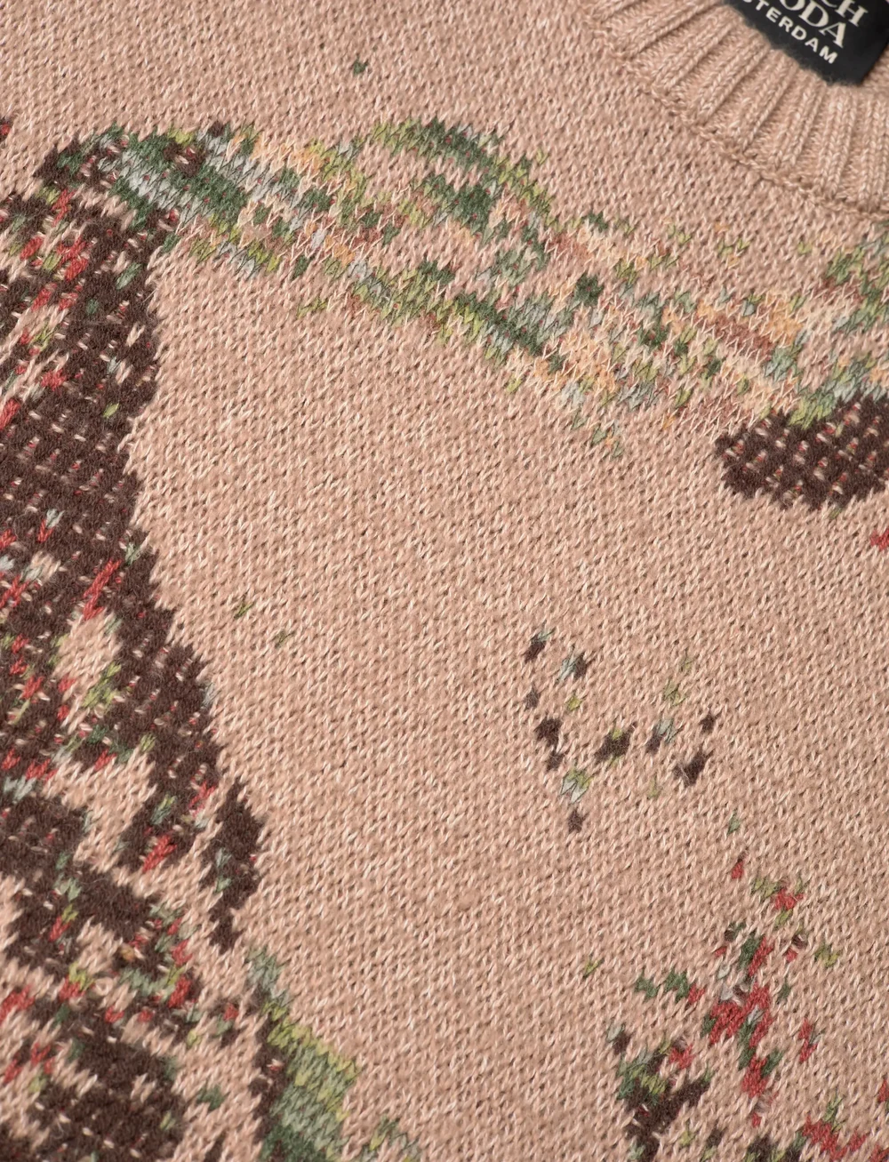 Scotch & Soda - Mountain loose fit pullover - rundhalsad - mountain tannin aop - 2