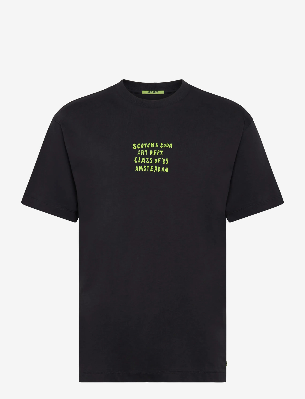 Scotch & Soda - Relaxed-fit artwork t-shirt - kortärmade t-shirts - charcoal art - 0