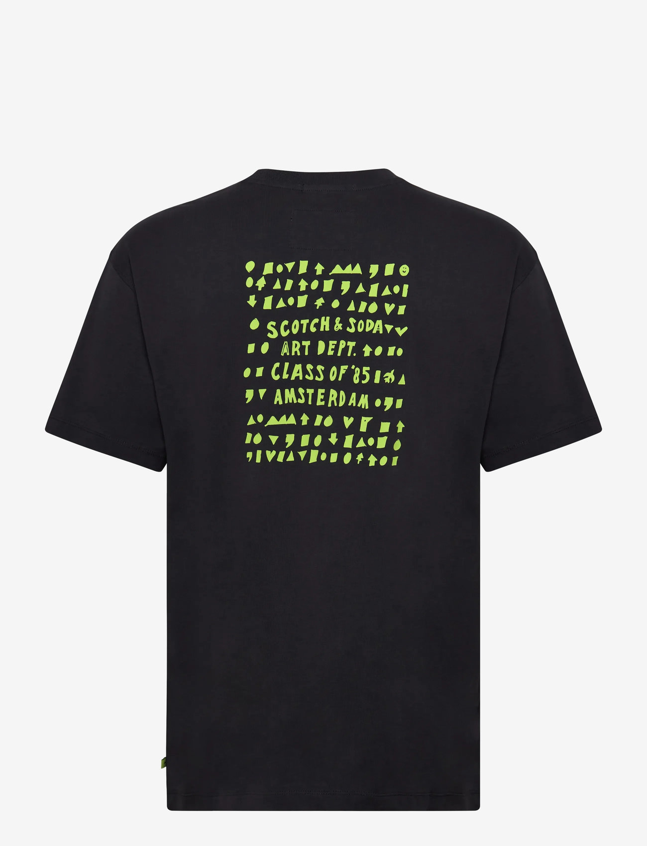 Scotch & Soda - Relaxed-fit artwork t-shirt - kortärmade t-shirts - charcoal art - 1