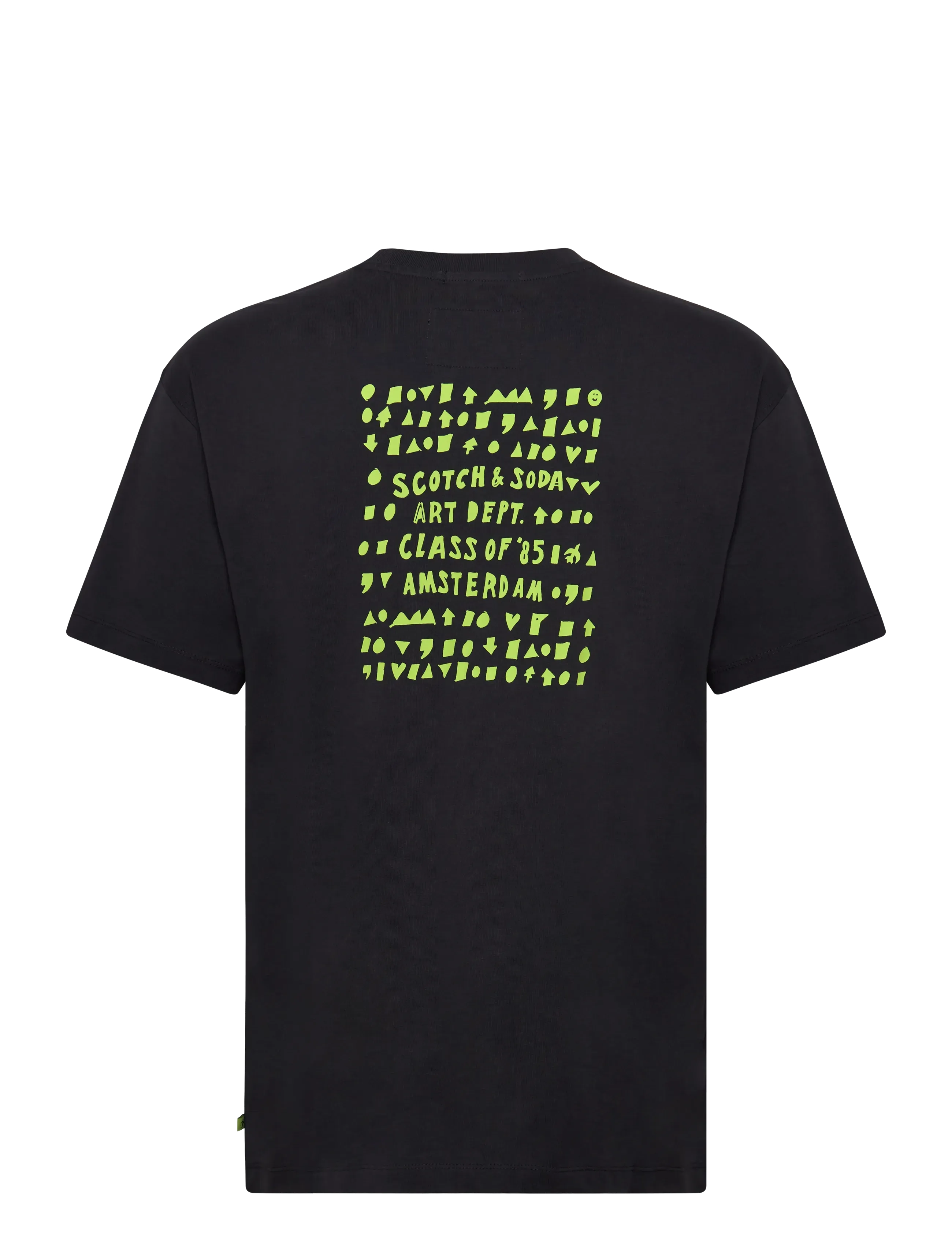 Scotch & Soda - Relaxed-fit artwork t-shirt - kortærmede t-shirts - charcoal art - 1