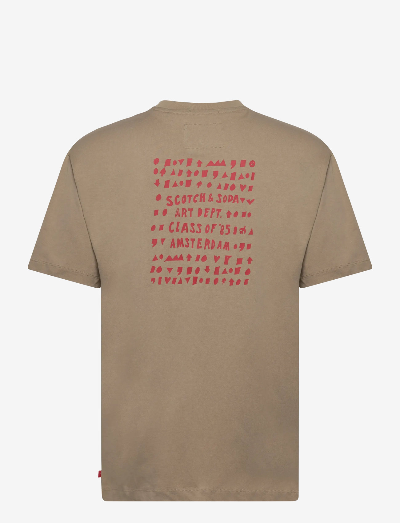 Scotch & Soda - Relaxed-fit artwork t-shirt - kurzärmelig - plaza taupe - 1