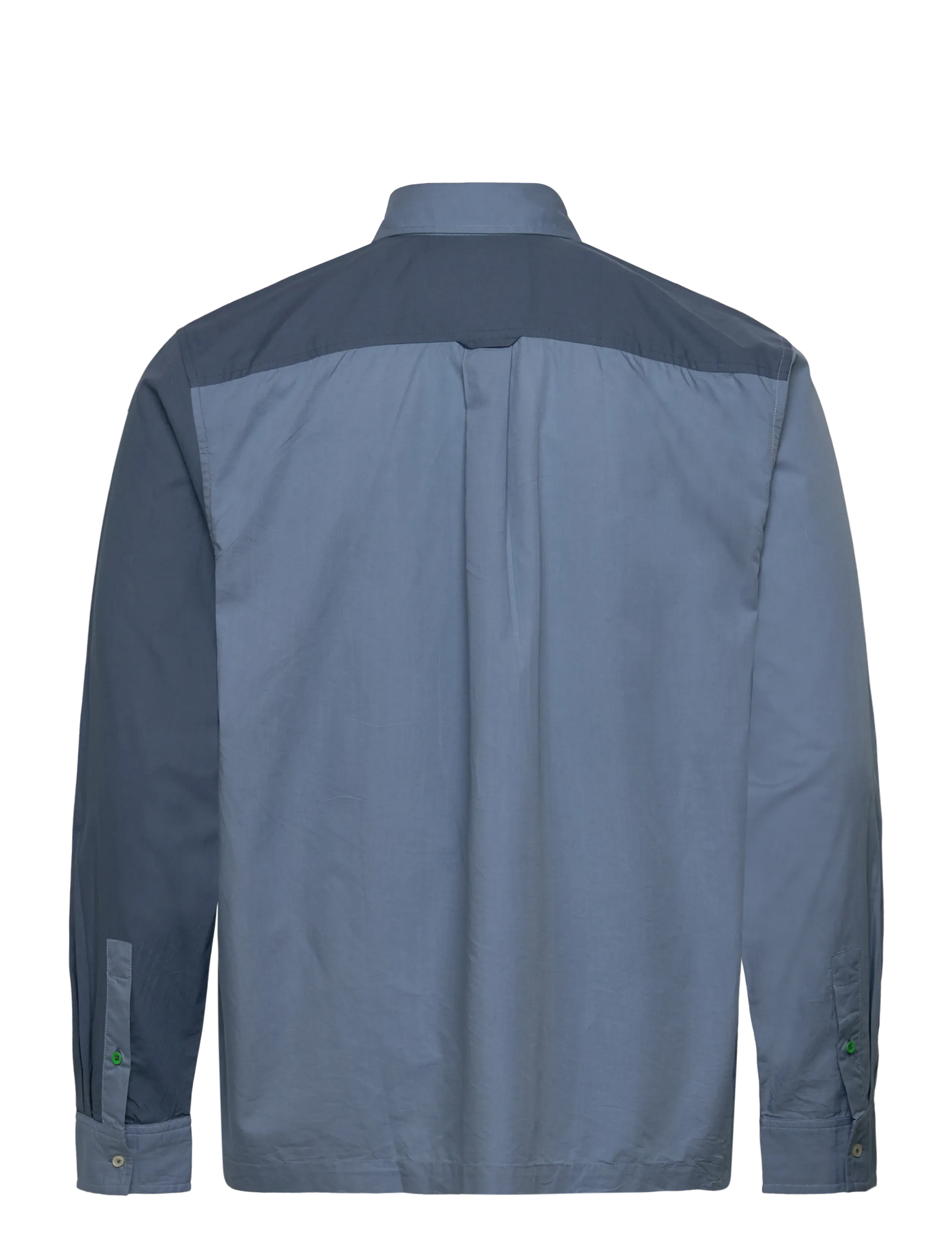 Scotch & Soda - Relaxed-fit letters poplin shirt - mustriga särgid - faded denim - 1