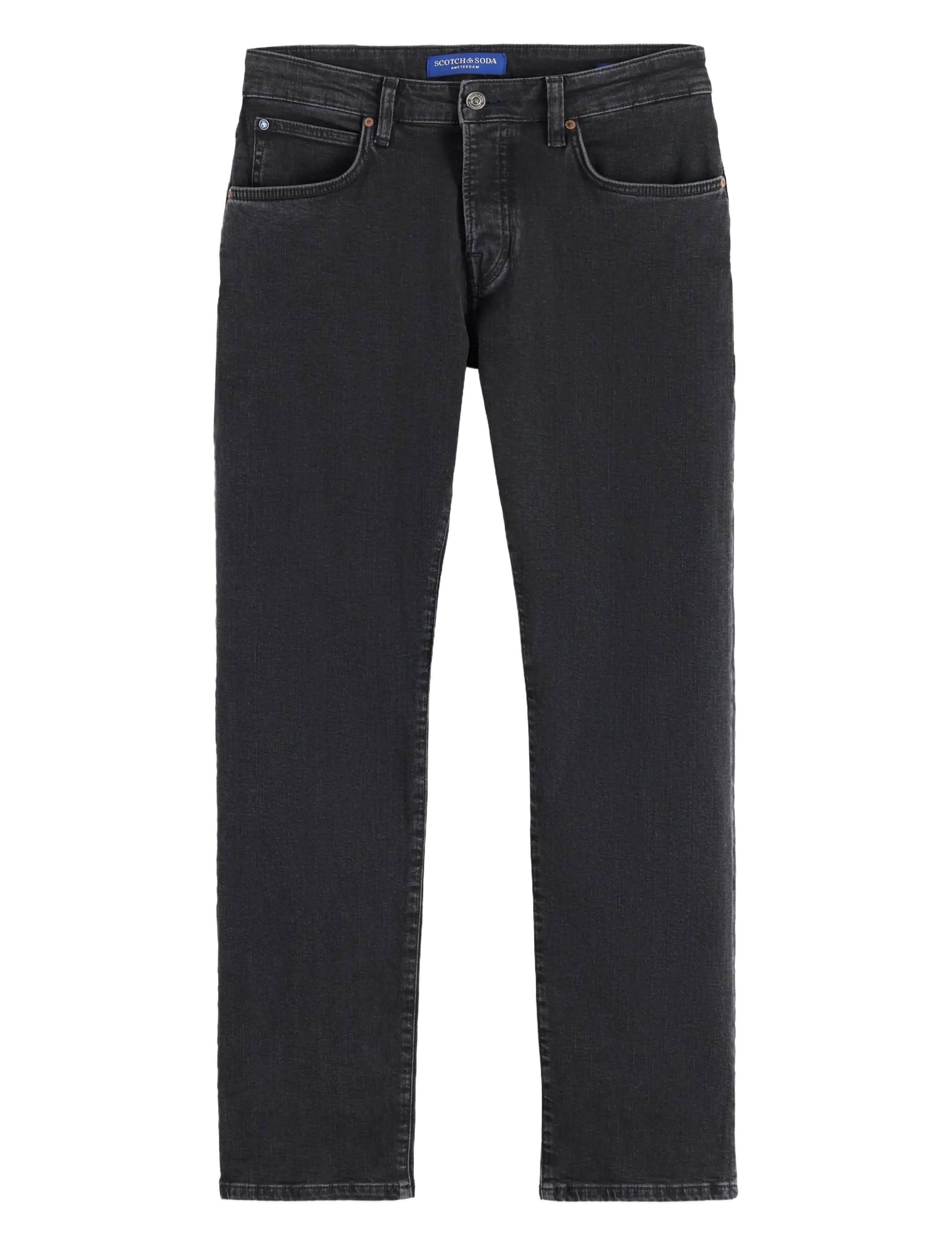 Scotch & Soda - CORE The Zee straight jeans City Black - city black - 1