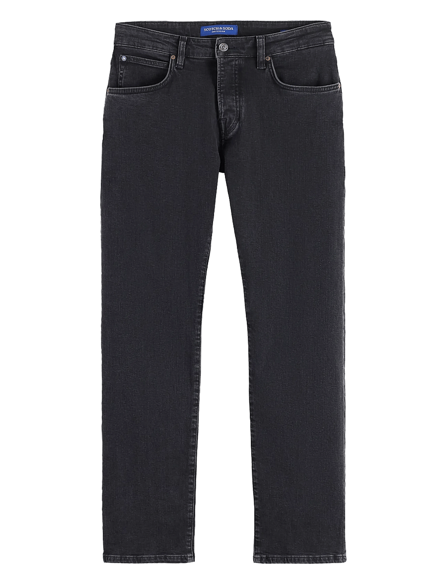 Scotch & Soda - CORE The Zee straight jeans City Black - city black - 1