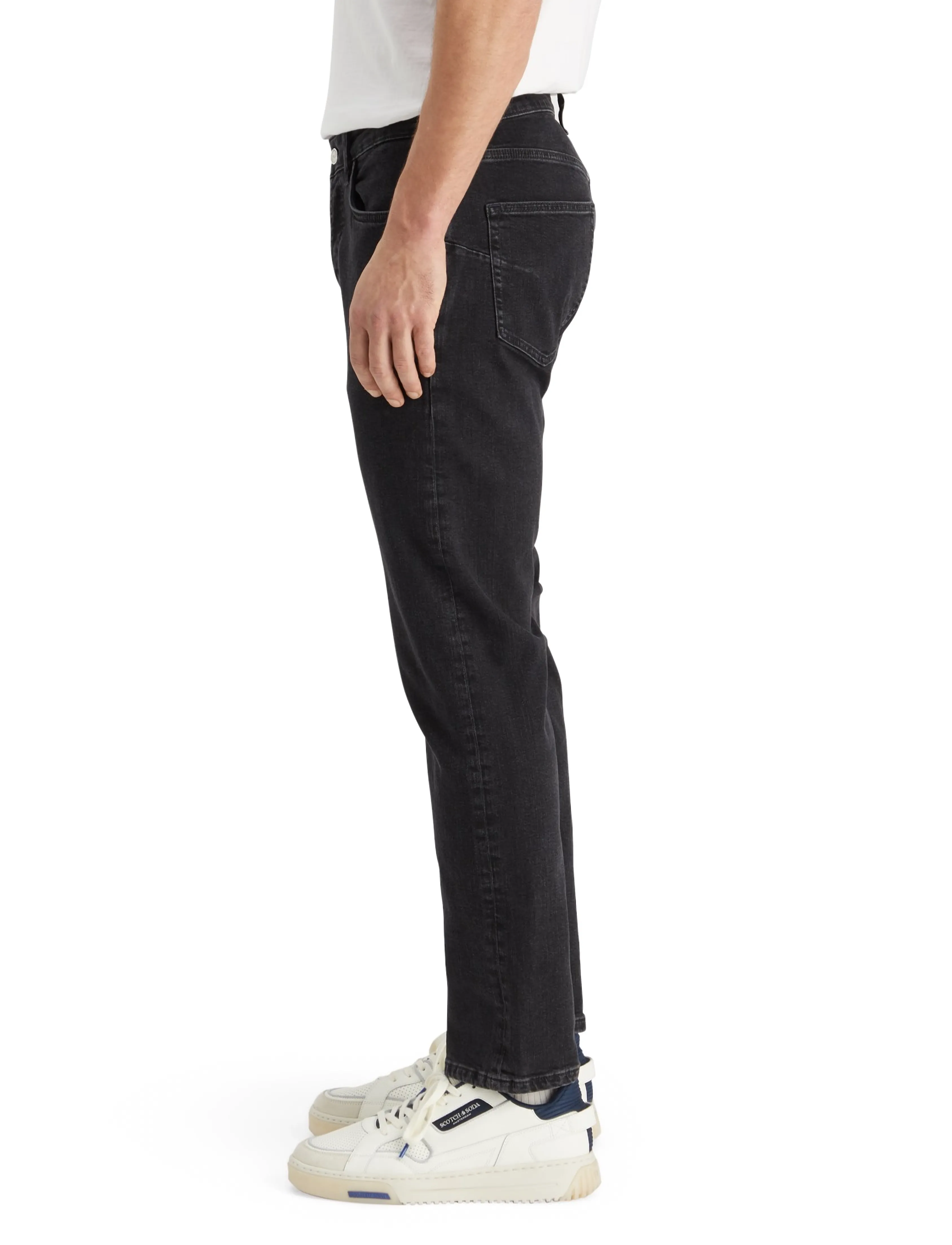 Scotch & Soda CORE The Zee straight jeans City Black - Must-haves - CITY BLACK / black