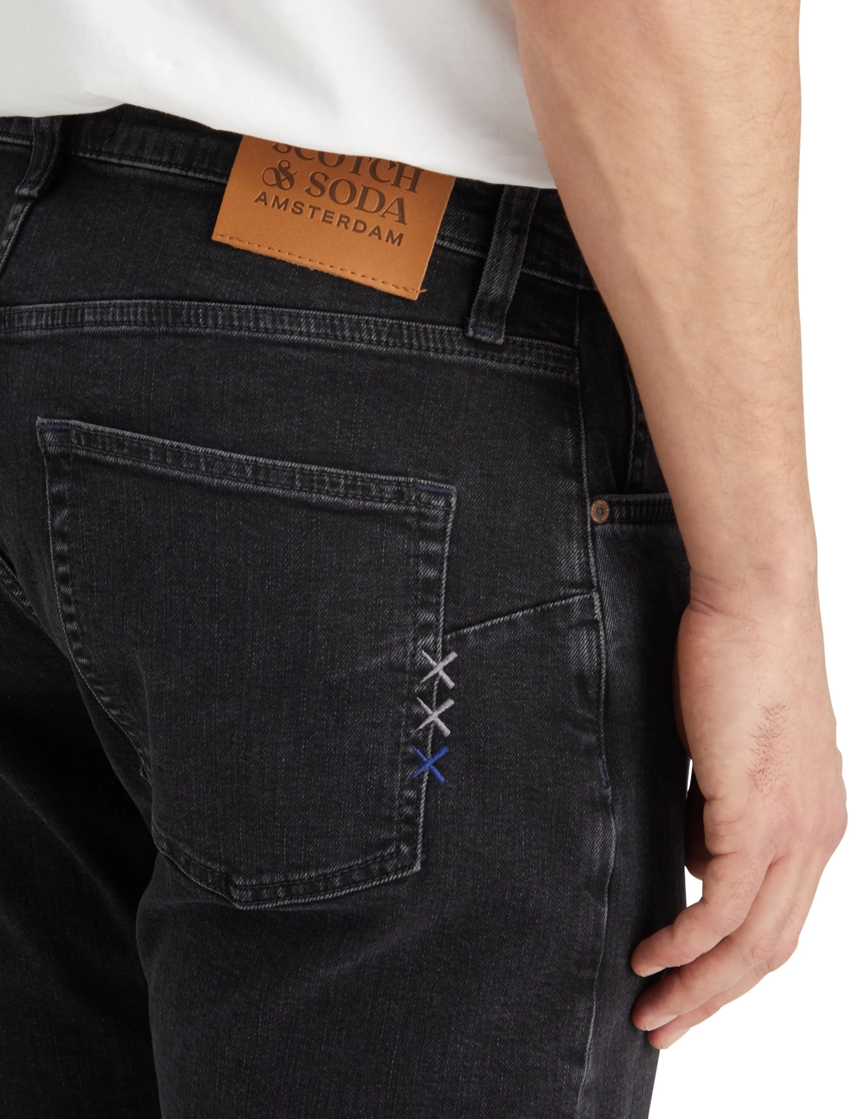 Scotch & Soda - CORE The Zee straight jeans City Black - city black - 3